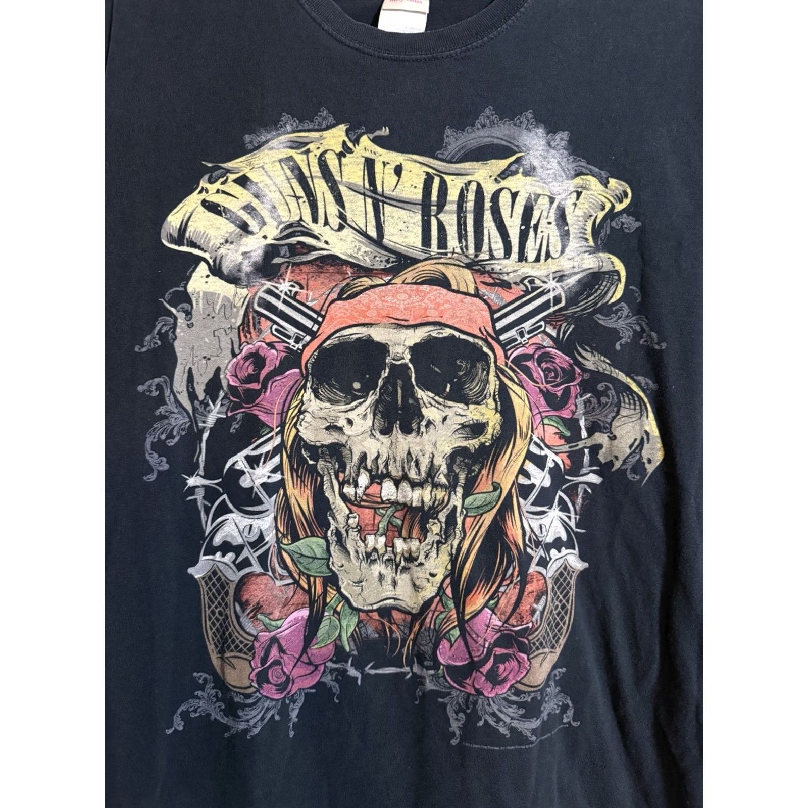 Hanes Guns N Roses 2013 Tour Band T-Shirt Men’s XL Rock Double-Sided Heather Black Hanes Shirt Size US XL / EU 56 / 4 - 2 Thumbnail