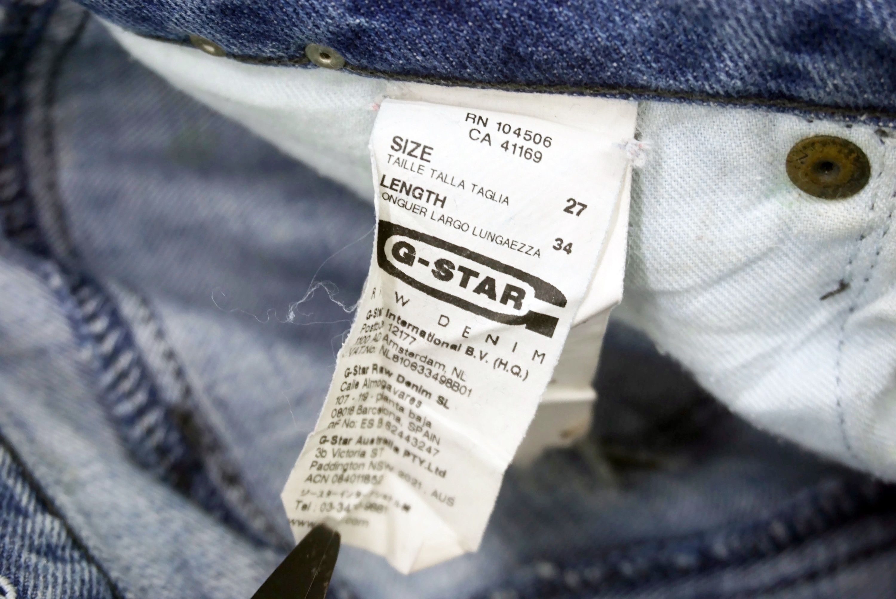 G-Star Low-Rise Skinny Jeans fit W32xL34 Breaker Women Denim Size 27" / US 4 / IT 40 - 11 Thumbnail