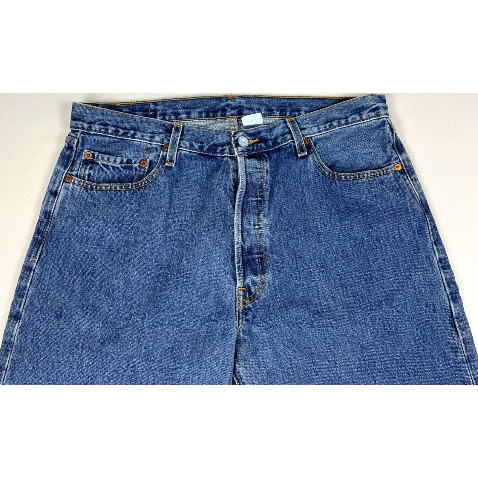 Levi's VINTAGE Levi's 501 Jeans XX Red Tab Men’s 90s Straight Denim Blue 36x34 Mens Size US 36 / EU 52 - 3 Thumbnail