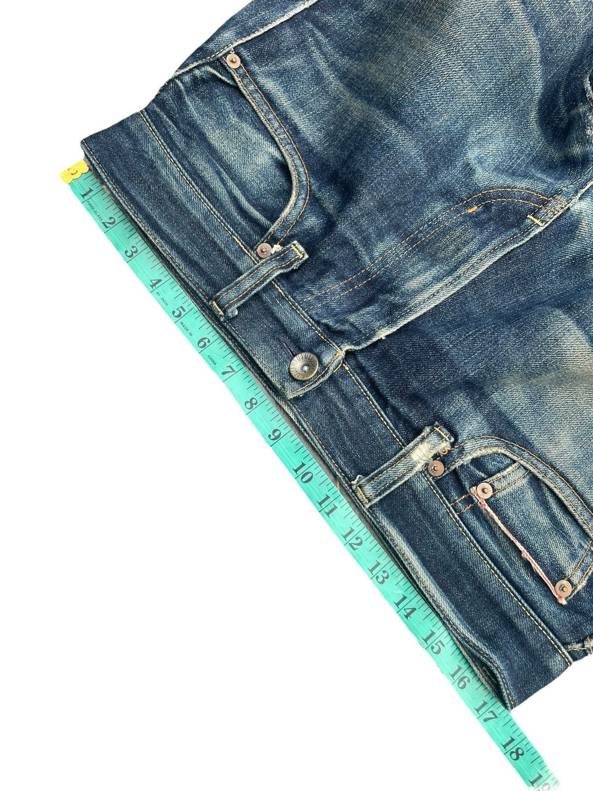 Japanese Brand × Uniqlo Uniqlo UJ S002 Selvedge Distresed Jeans Size US 34 / EU 50 - 12 Thumbnail