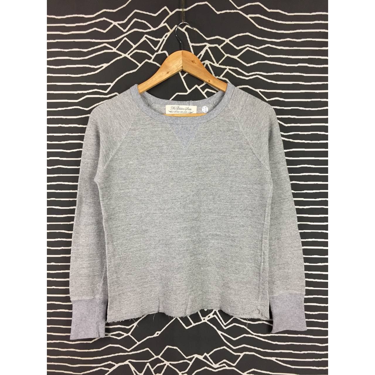 Japanese Brand × Remi Relief × Vintage Remi Relief The Golden State Waffle Knit Longsleeve Tee Size S / US 4 / IT 40 - 1 Thumbnail