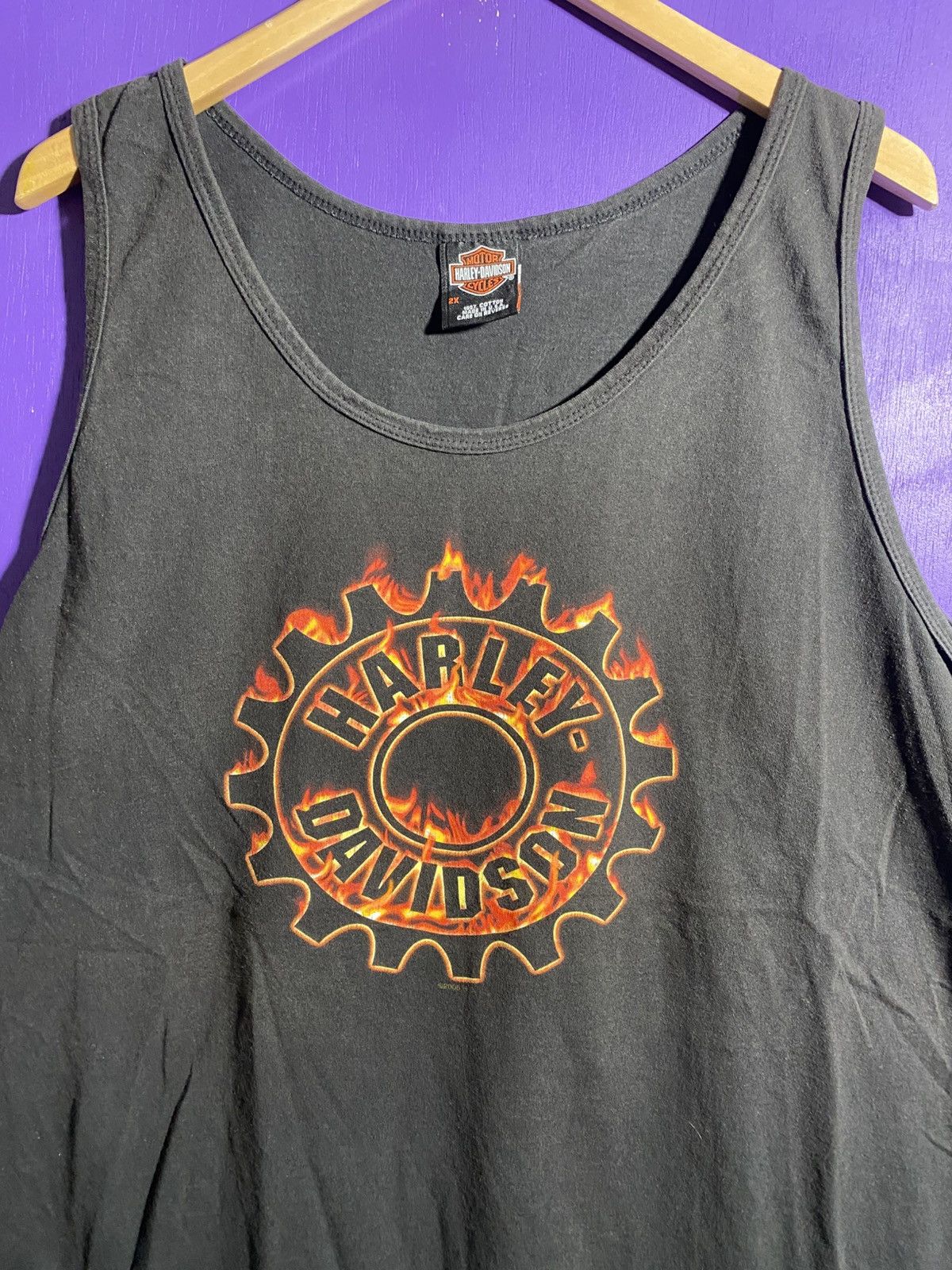 Harley Davidson × Vintage Vintage 90s Harley Davidson gear logo tank top Size US XXL / EU 58 / 5 - 3 Thumbnail