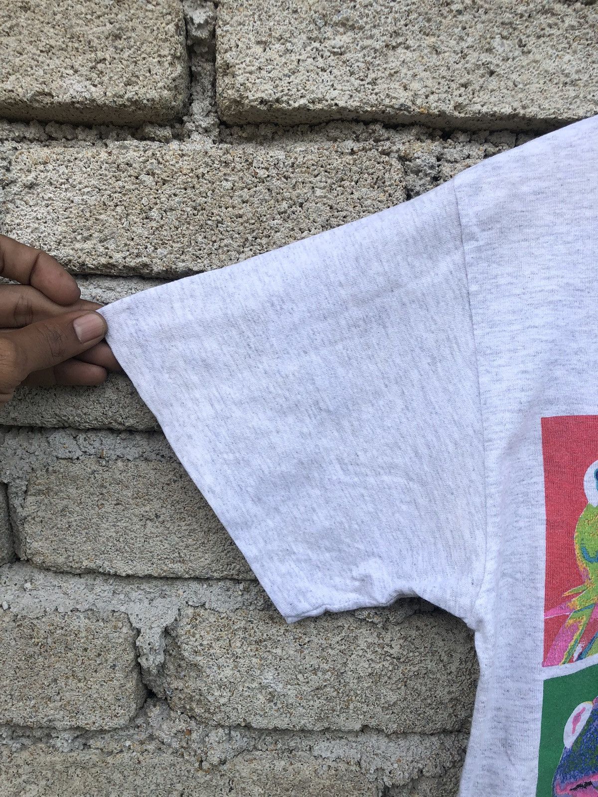 Vintage RARE VTG 90s Kermit The Frog Andy Warhol Pop Art Parody Tee Size US M / EU 48-50 / 2 - 7 Thumbnail