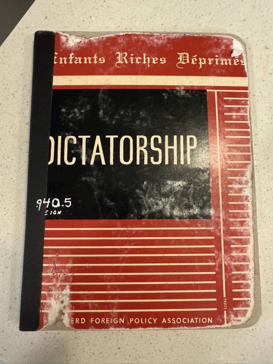 Enfants Riches Deprimes ERD DICTATORSHIP BOOK SHOW INVITE Size ONE SIZE - 1 Thumbnail