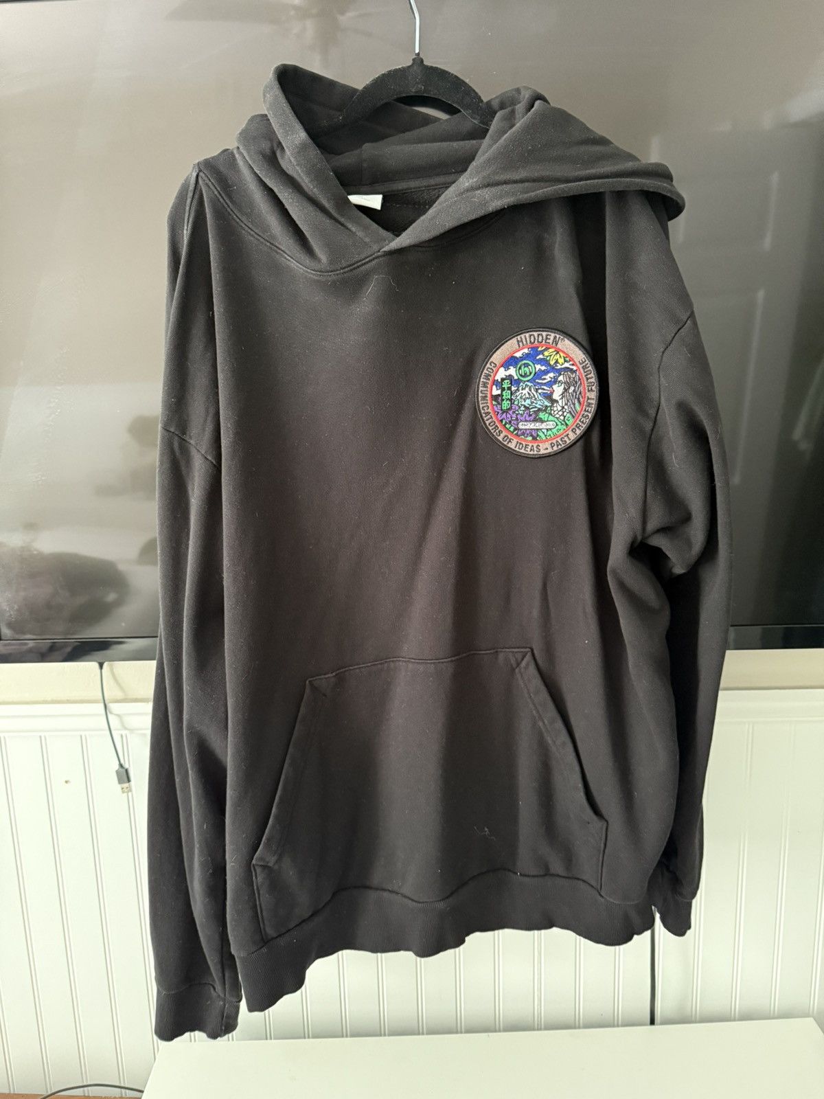 HIDDEN Hidden Patch Hoodie Embroidered XL Size US XL / EU 56 / 4 - 1 Thumbnail