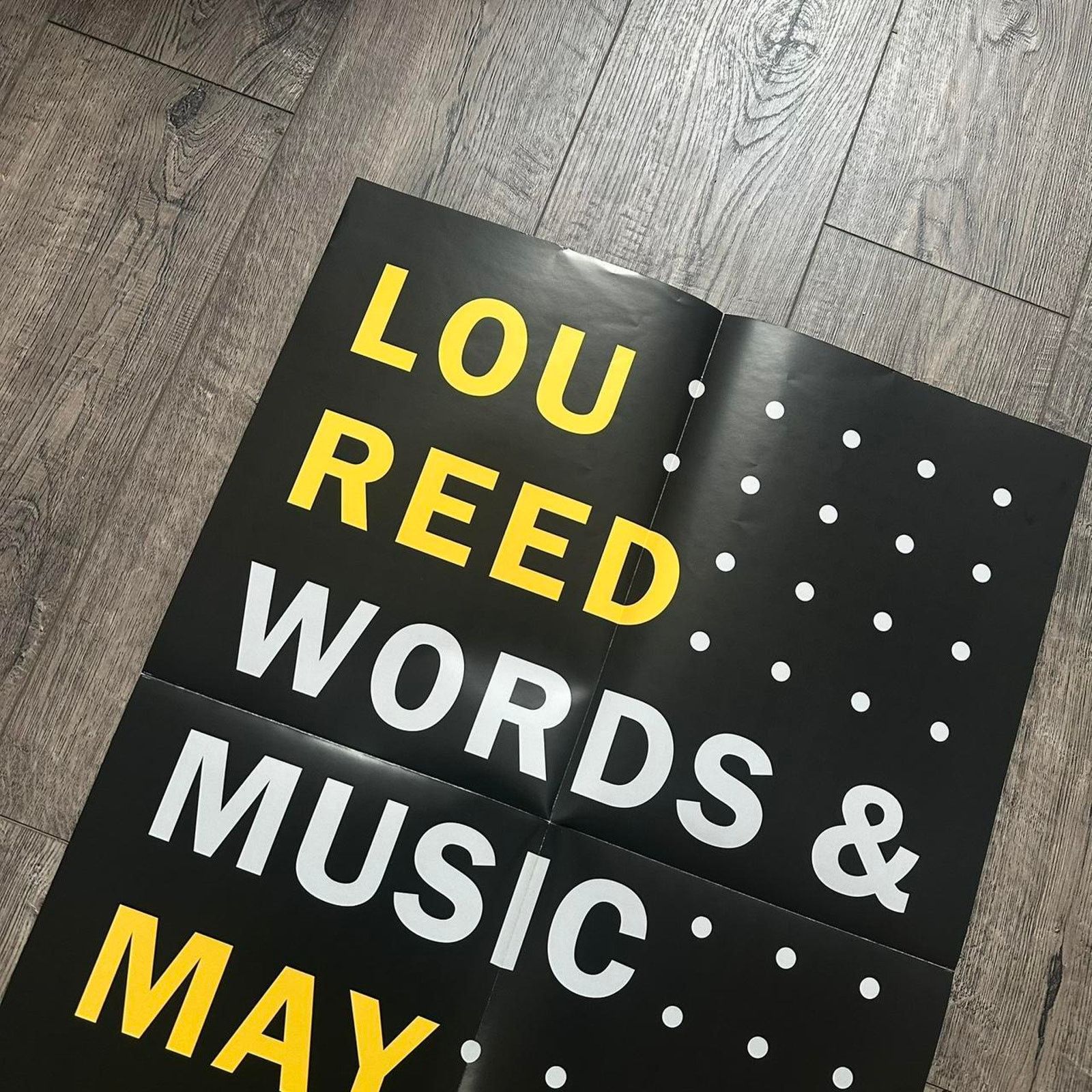 Band Tees Lou Reed Words & Music May 1965 Album Music Promo Poster Size ONE SIZE - 3 Thumbnail