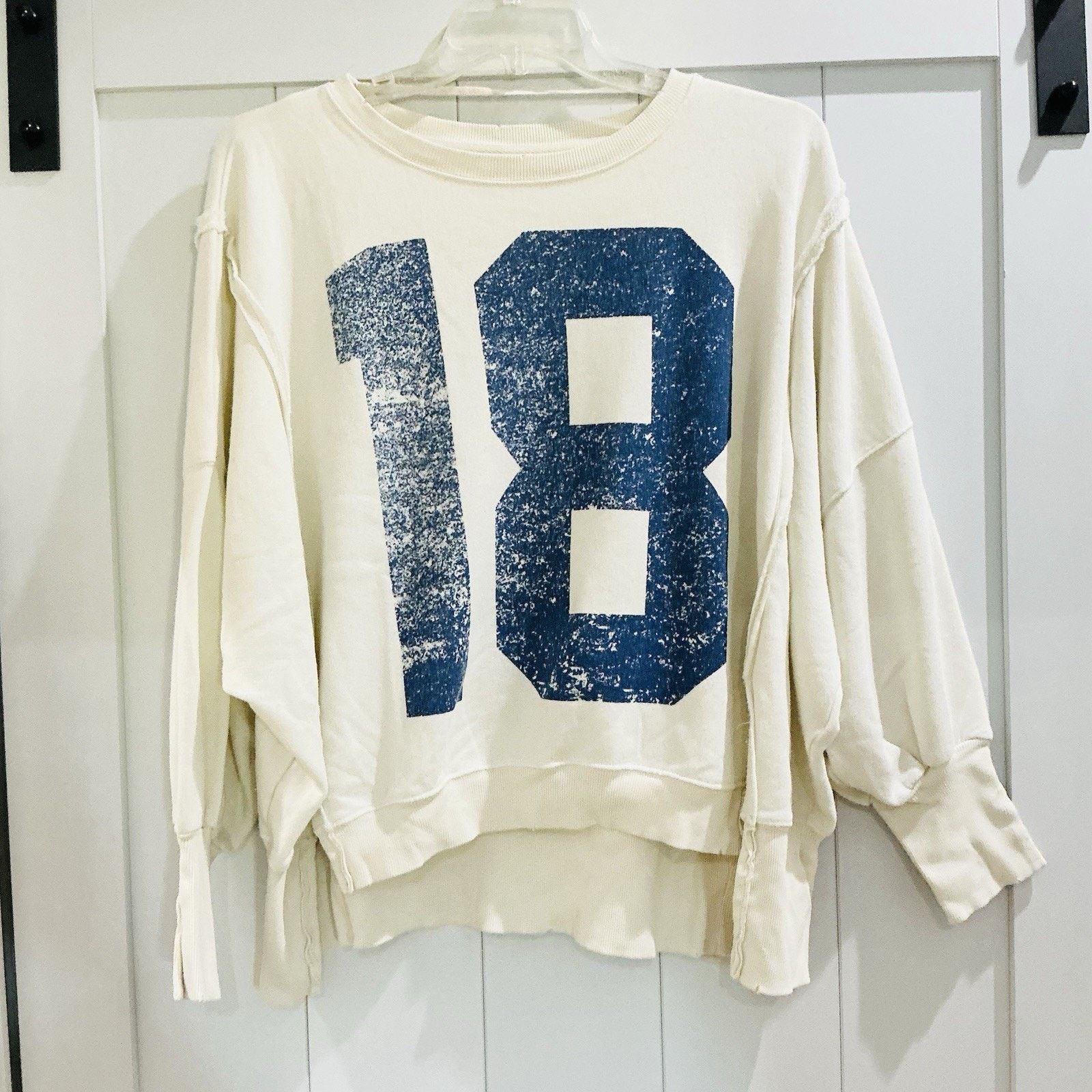 Free People Free People We The Free “18” Camden Oversized Pullover Small Size S / US 4 / IT 40 - 3 Thumbnail