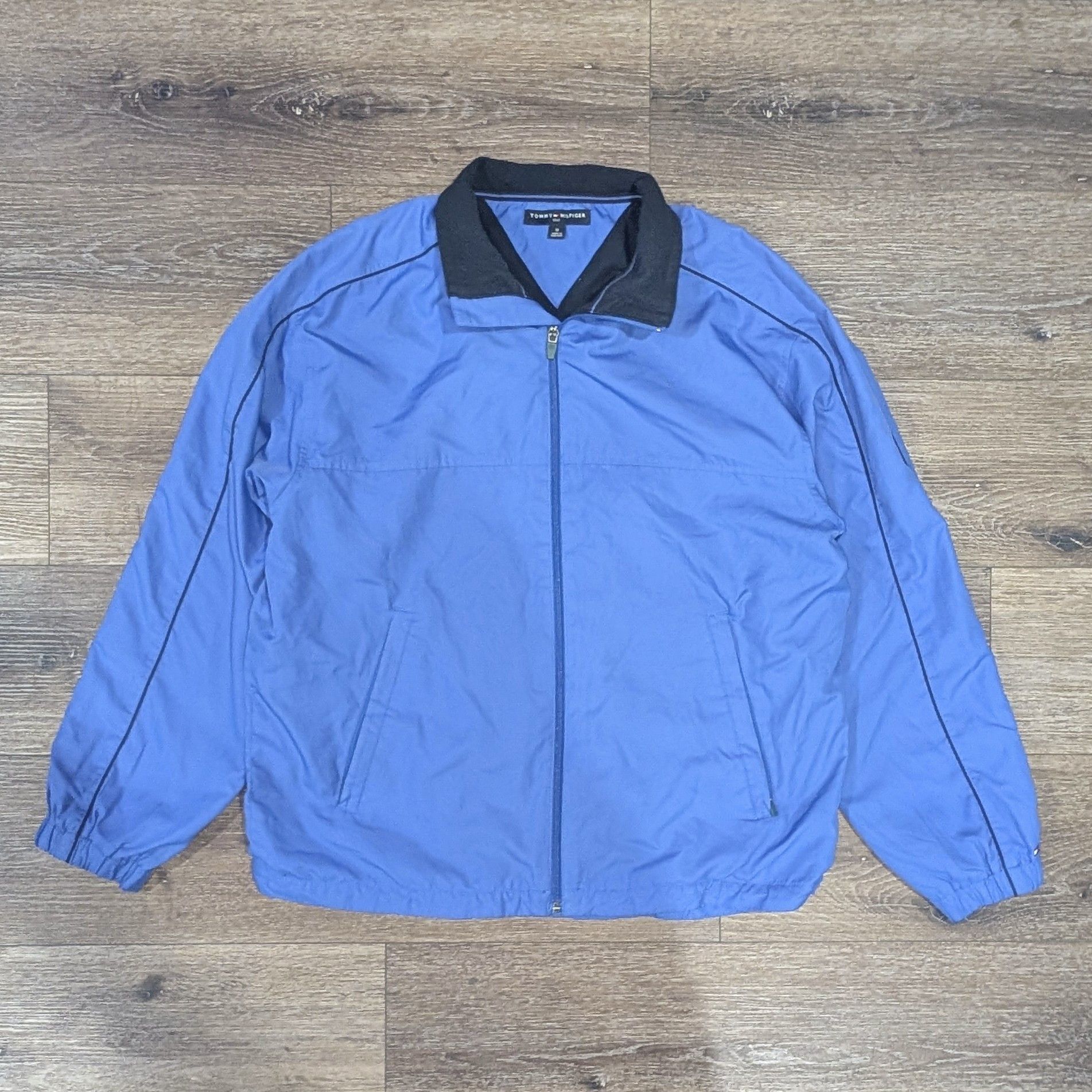 Tommy Hilfiger Tommy Hilfiger blue fleece lined windbreaker jacket - SIZE M Size US M / EU 48-50 / 2 - 1 Thumbnail