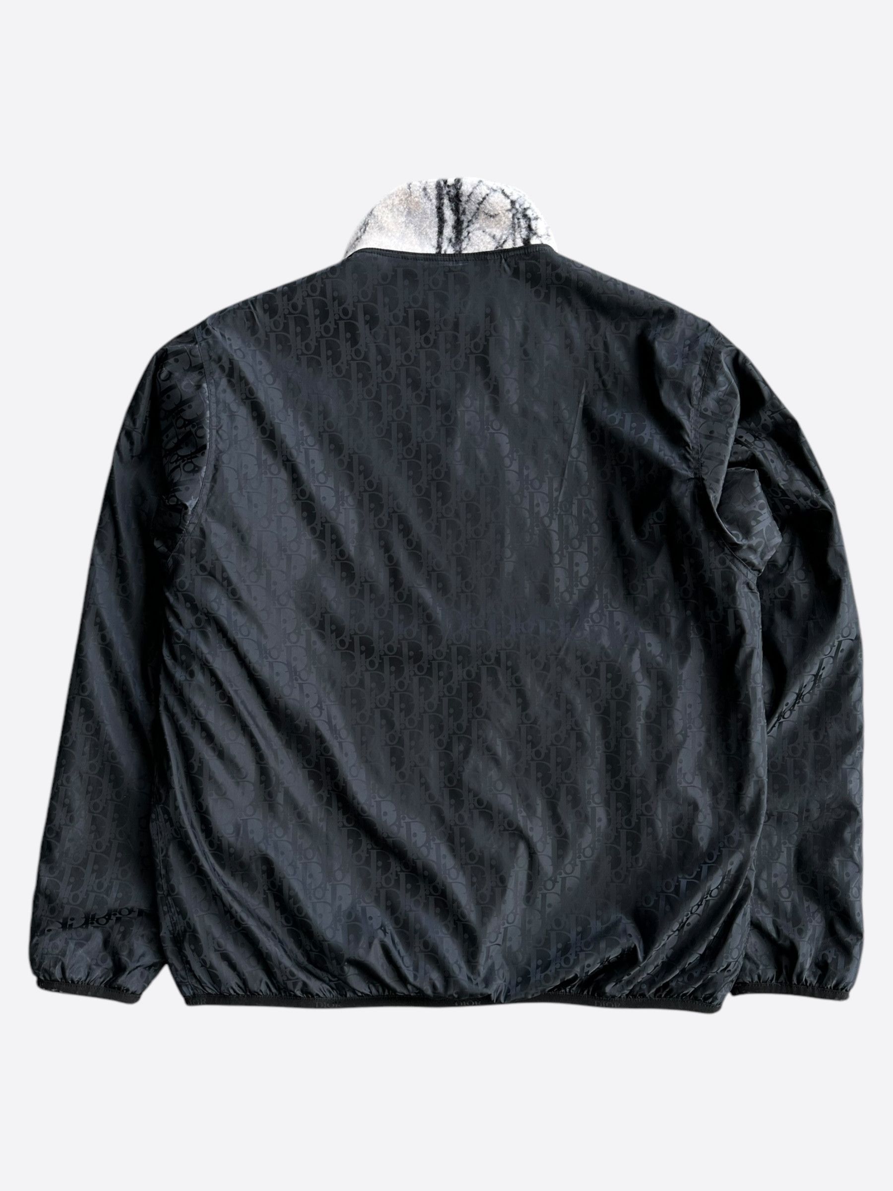 Dior Dior Black Oblique Reversible Fleece Jacket Size US XXL / EU 58 / 5 - 2 Thumbnail
