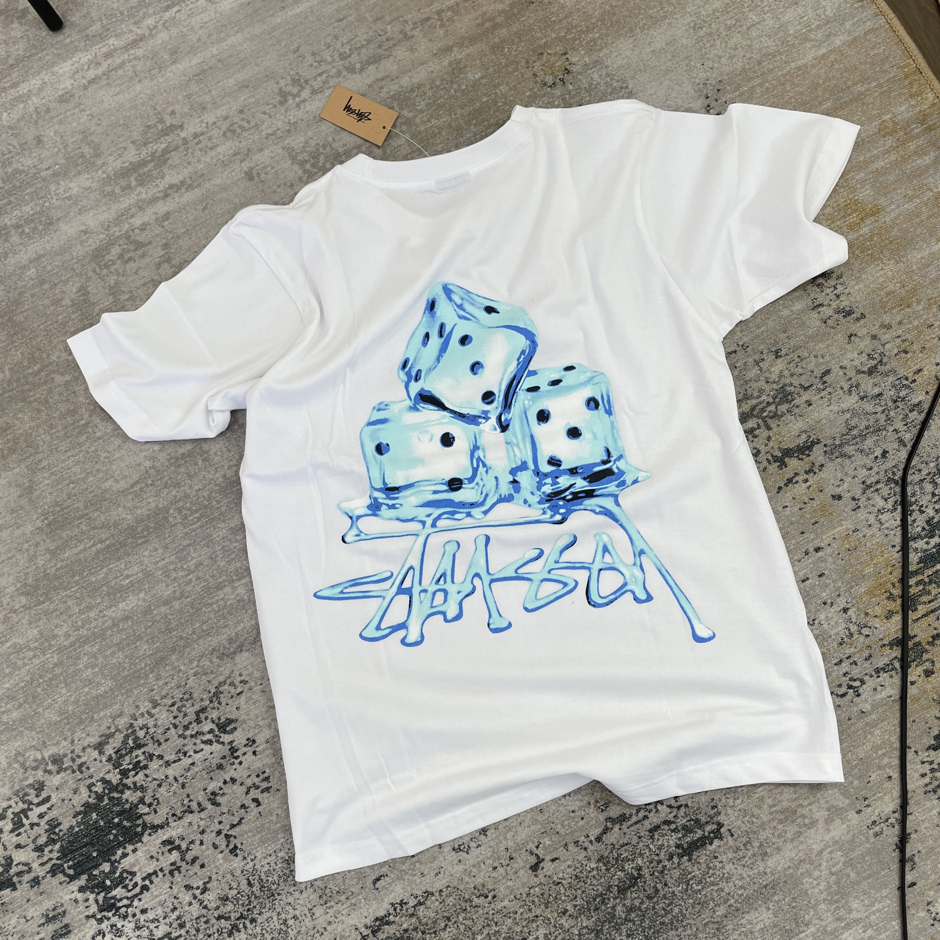 Stussy Stussy Melted Tee White - Medium Size US M / EU 48-50 / 2 - 5 Thumbnail