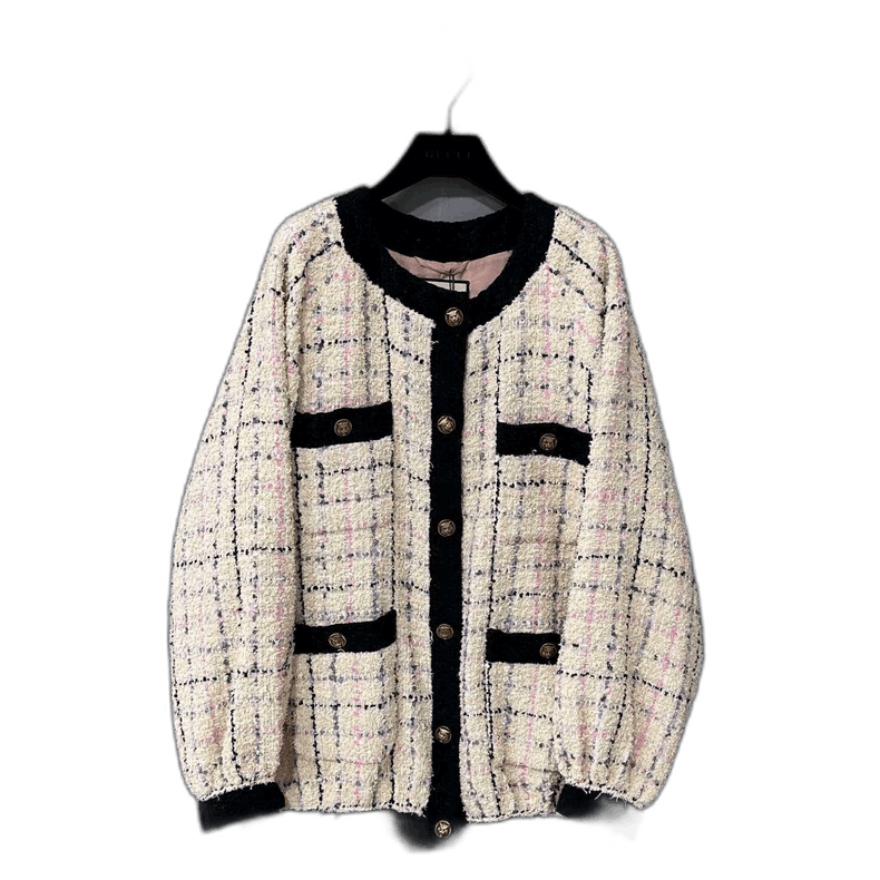 Gucci Gucci Tweed Jacket with Button Details-2505 Size M / US 6-8 / IT 42-44 - 1 Thumbnail