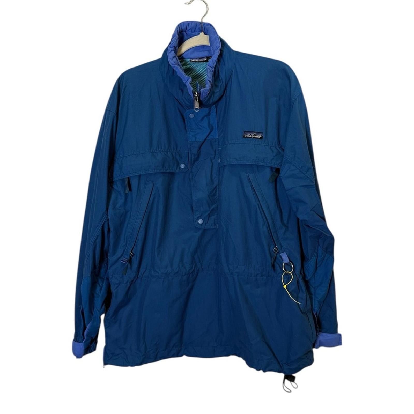 Patagonia Patagonia Vintage Deep Blue Pullover Windbreaker Size US M / EU 48-50 / 2 - 1 Thumbnail