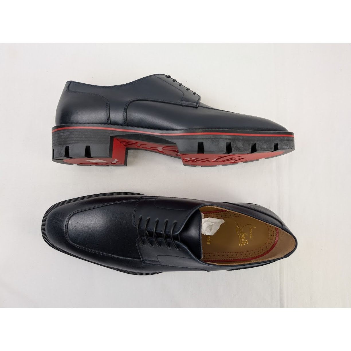 Christian Louboutin o1rshd1 Q:2 / Davisol Flat Shoes in Marine Size US 9 / EU 42 - 13 Thumbnail