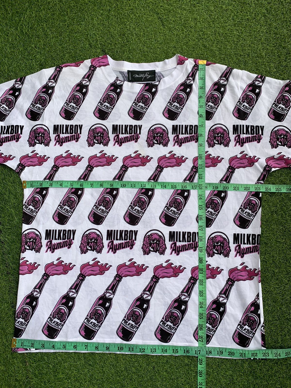 Beauty Beast × Japanese Brand Japanese Brand Over Print Milk Boy X Aymmy Tshirts Size US L / EU 52-54 / 3 - 9 Thumbnail