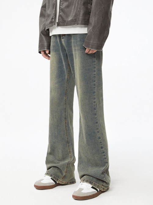 Japanese Brand × Jean Retro trend washed cleanfit flared jeans Size US 32 / EU 48 - 2 Thumbnail