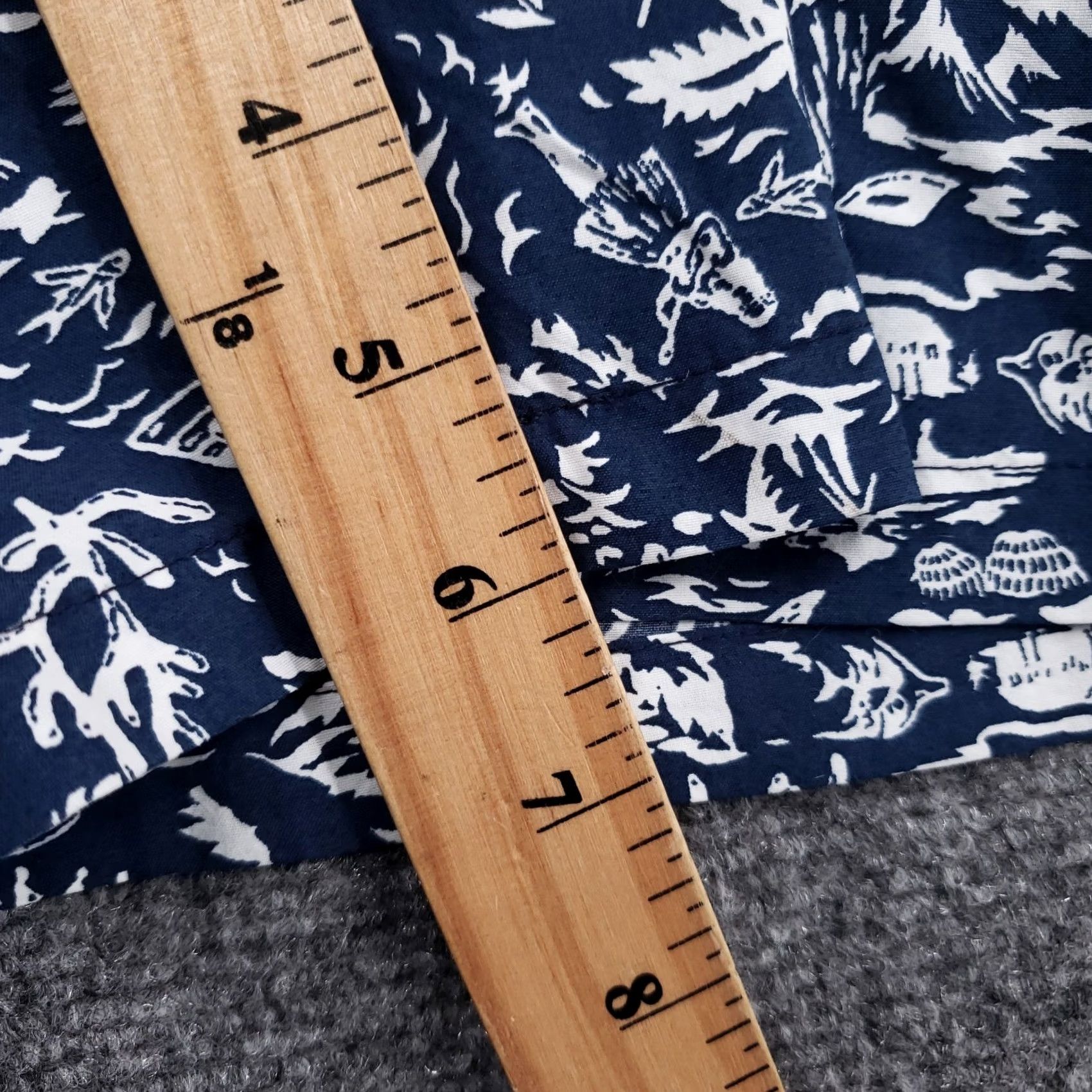 Vintage Columbia PFG Fishing Swim Shorts Mens Medium Blue Palm Marlin Tropical Size US 31 - 5 Thumbnail