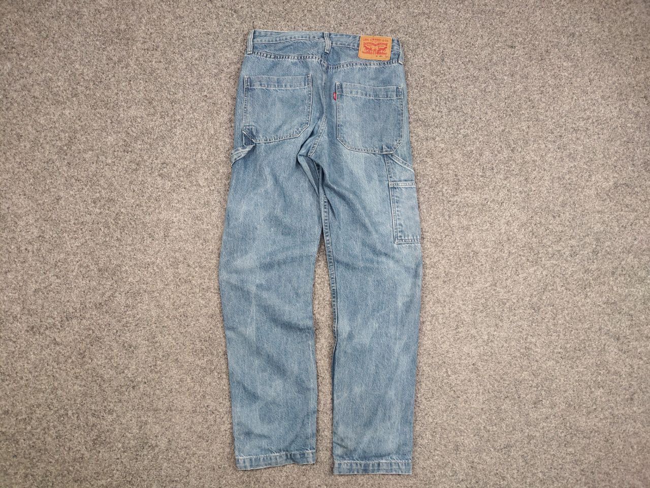 Levi's Levis Tapered Carpenter Antifreze washed denim vintage jeans Size US 29 - 6 Thumbnail