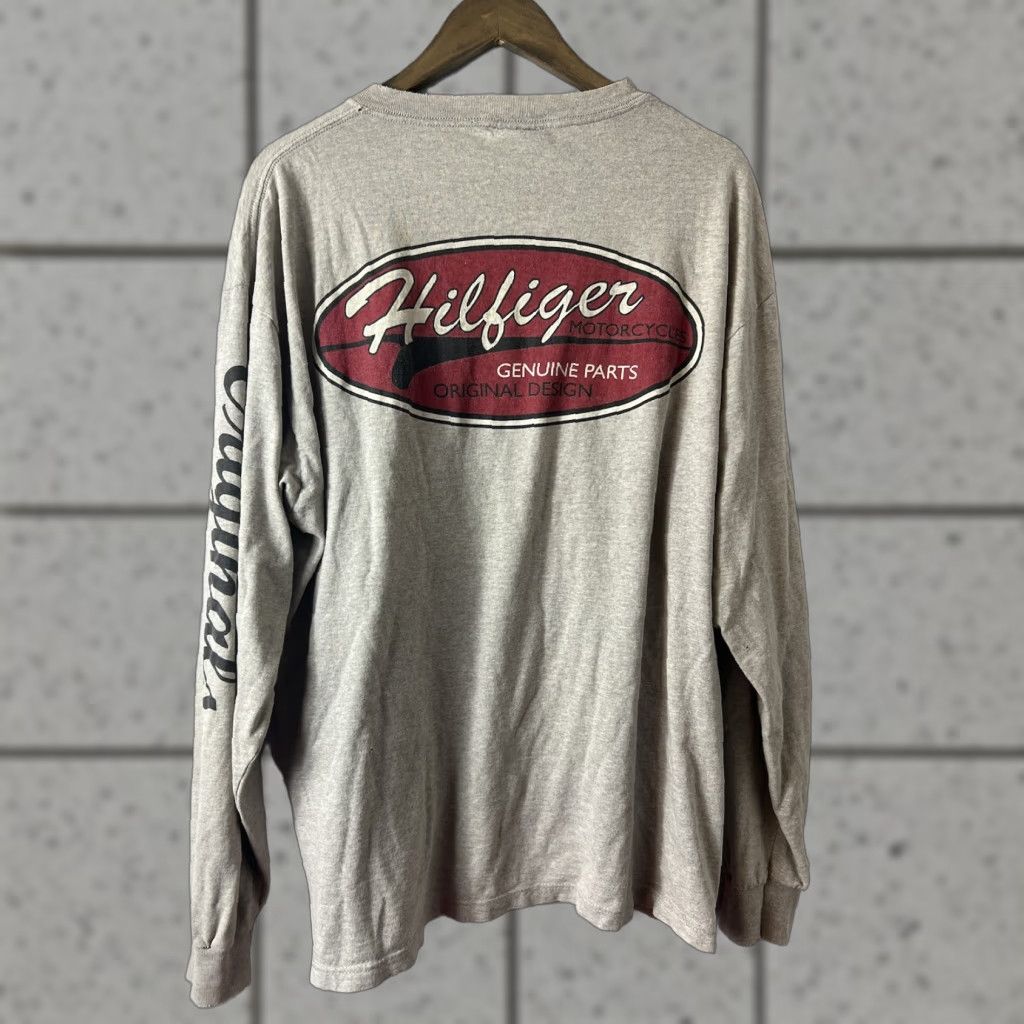 Tommy Hilfiger VINTAGE Tommy Hilfiger Shirt Longsleeve Men Gray Motorcycle Size M Size US M / EU 48-50 / 2 - 1 Thumbnail