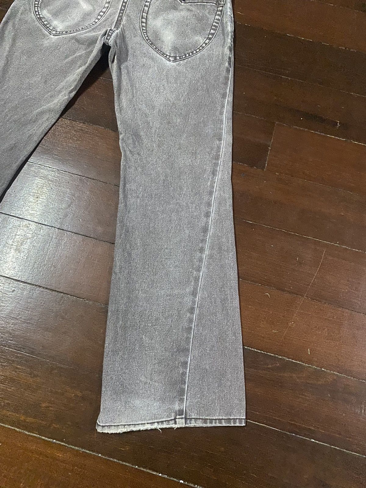 If Six Was Nine × Le Grande Bleu (L.G.B.) × Tornado Mart FIRE 🔥 Buona Giornata Flare BOOTCUT BELL BOTTOM WIDE LEG Size US 34 / EU 50 - 13 Thumbnail
