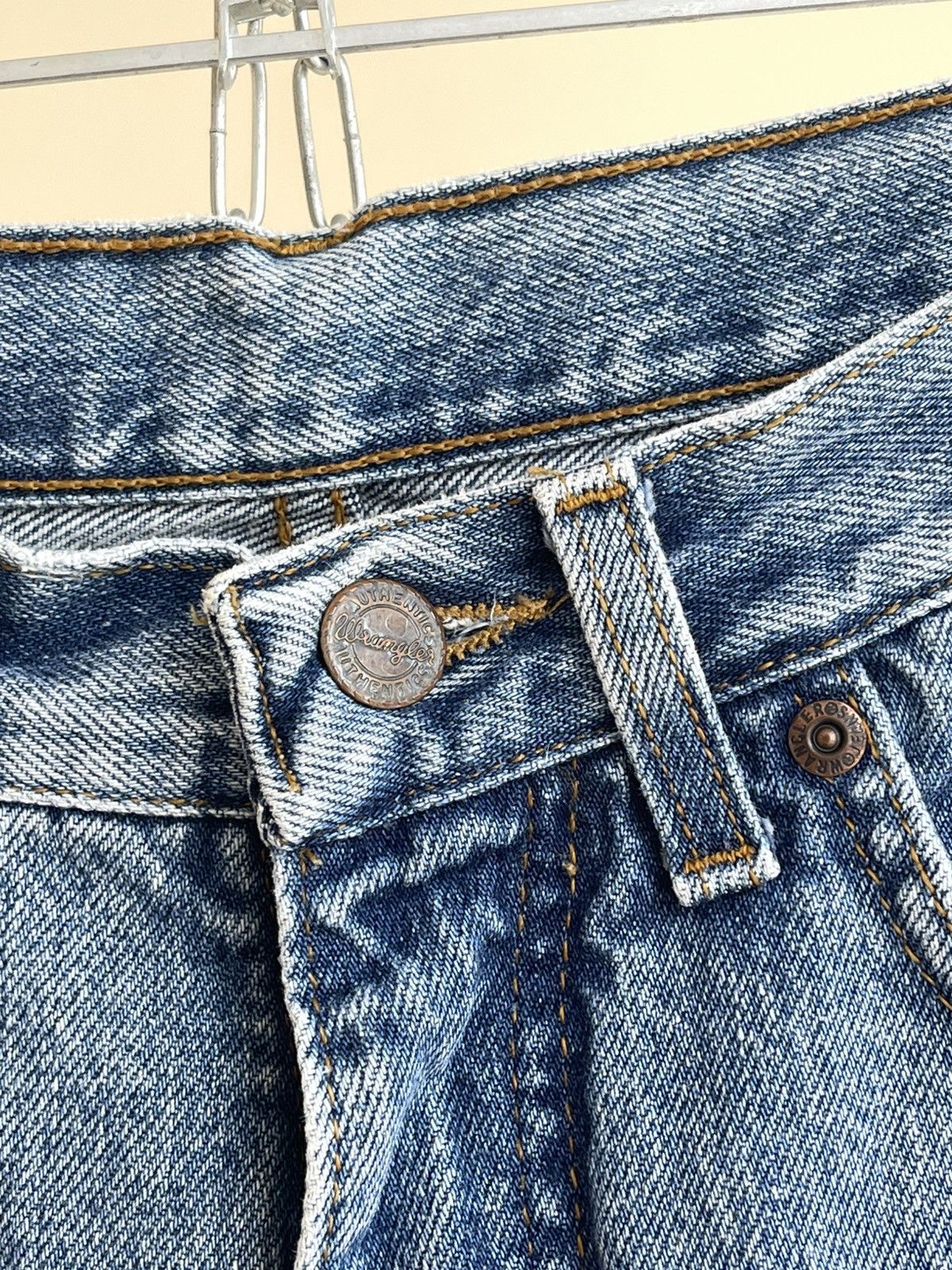 Wrangler Ohio High Rise Tapered Cut Relaxed Fit Mom Denim Jeans 90s Size 26" / US 2 / IT 38 - 4 Thumbnail