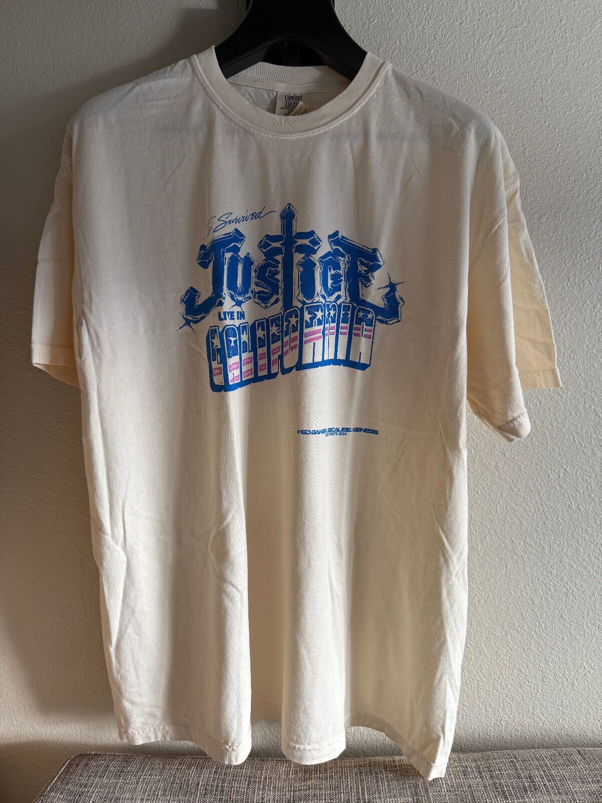 Justice Hyperdrama Tour Hollywood Bowl Ed Banger T-Shirt XL