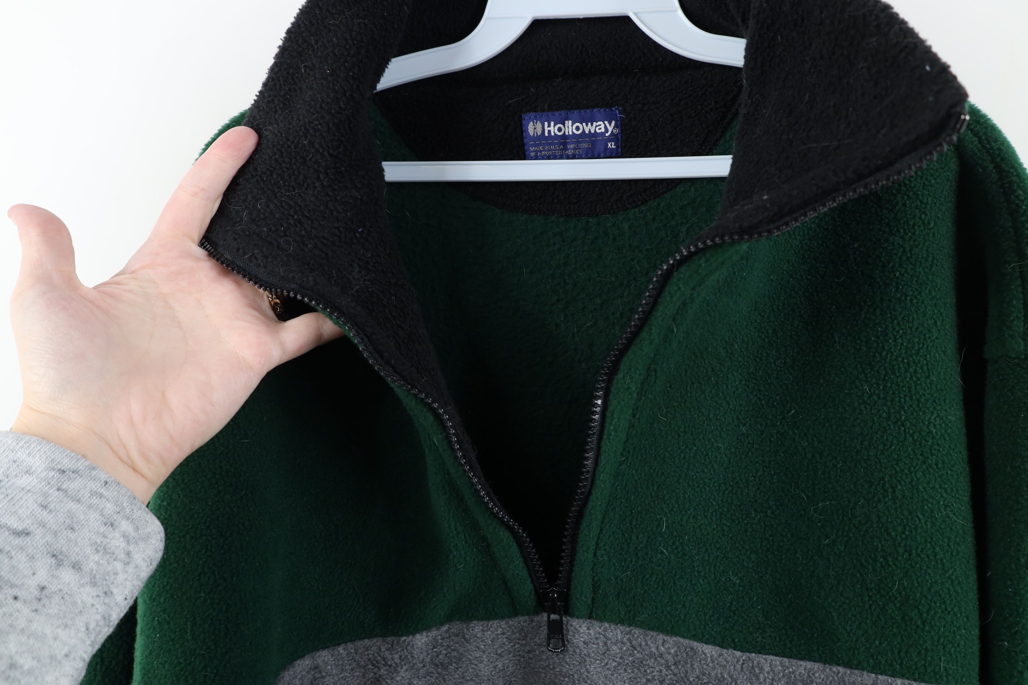 Vintage AS IS Vintage 90s USA Olympics Fleece Pullover Sweater Size US XL / EU 56 / 4 - 9 Thumbnail