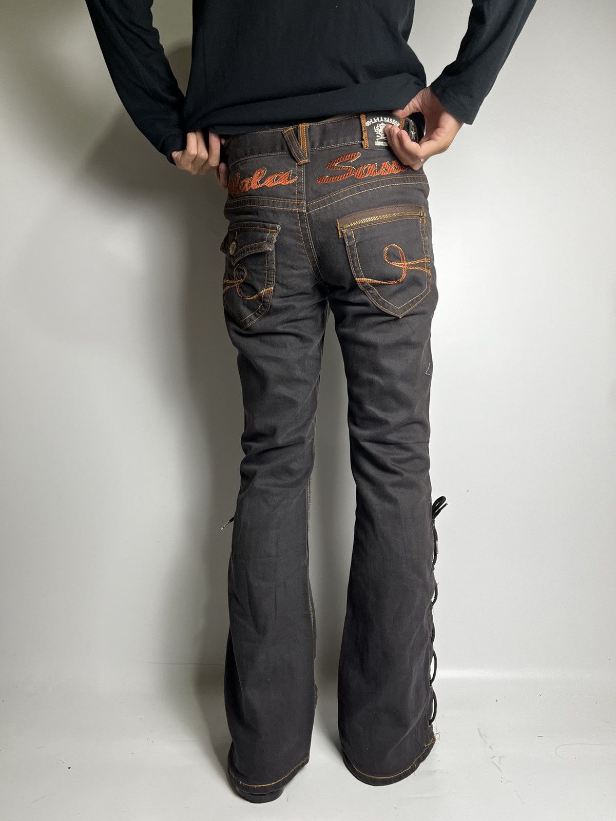 If Six Was Nine lace up oolalasasson pant japanese brand Size US 27 - 6 Thumbnail