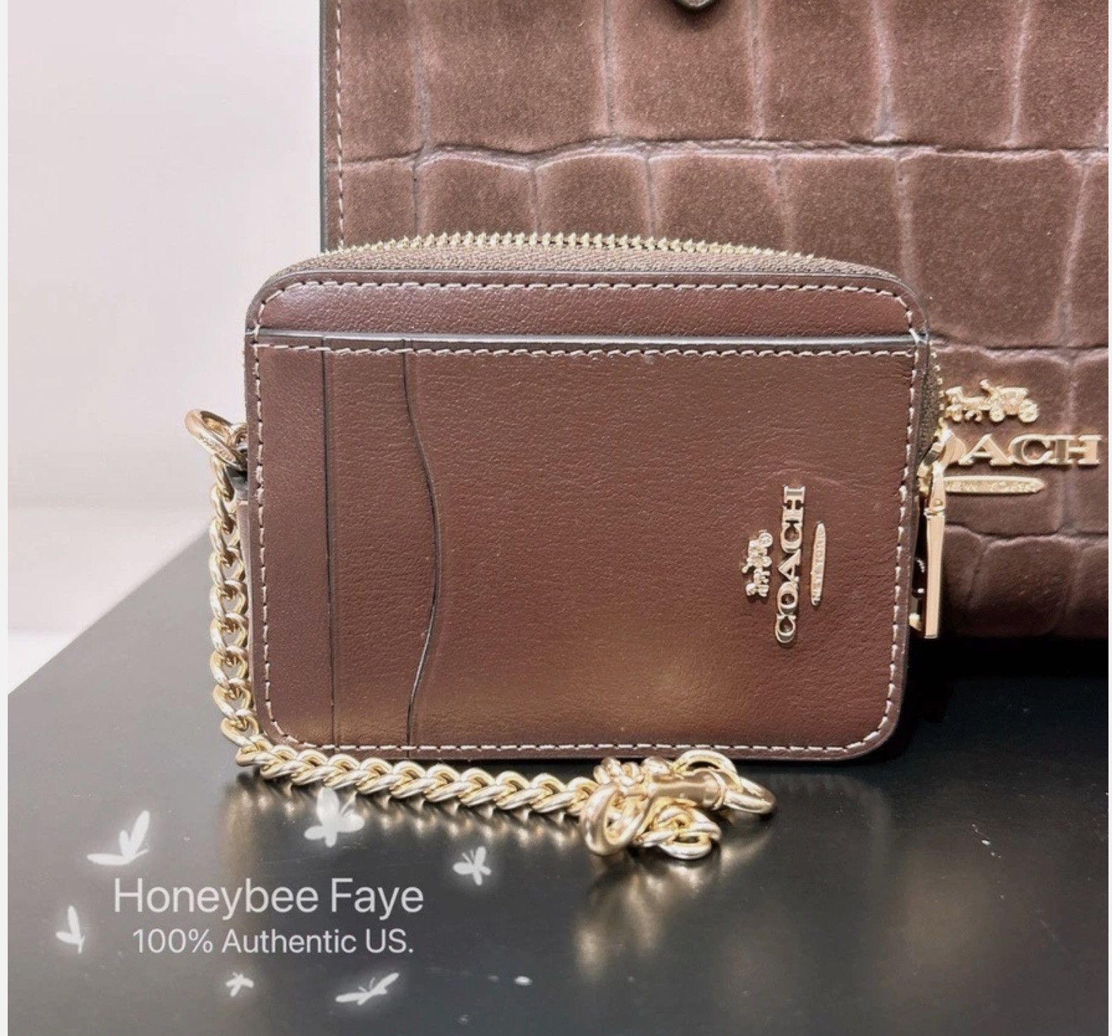 Coach NWT Coach Zip Card Case CCV89 Size ONE SIZE - 1 Thumbnail