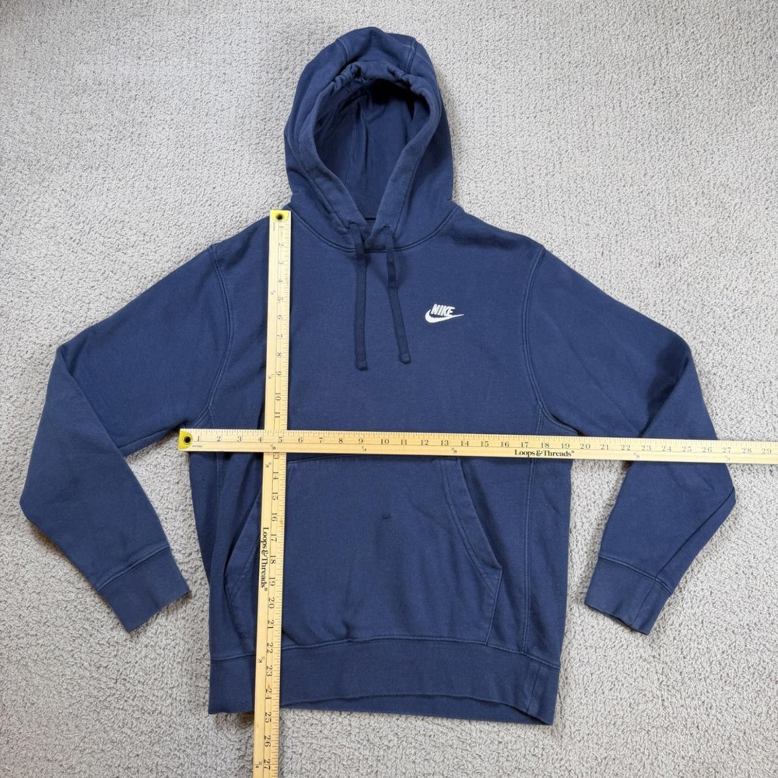 Nike Nike Sportswear Club Fleece Pullover Hoodie Navy Blue Mens S Size US S / EU 44-46 / 1 - 2 Thumbnail
