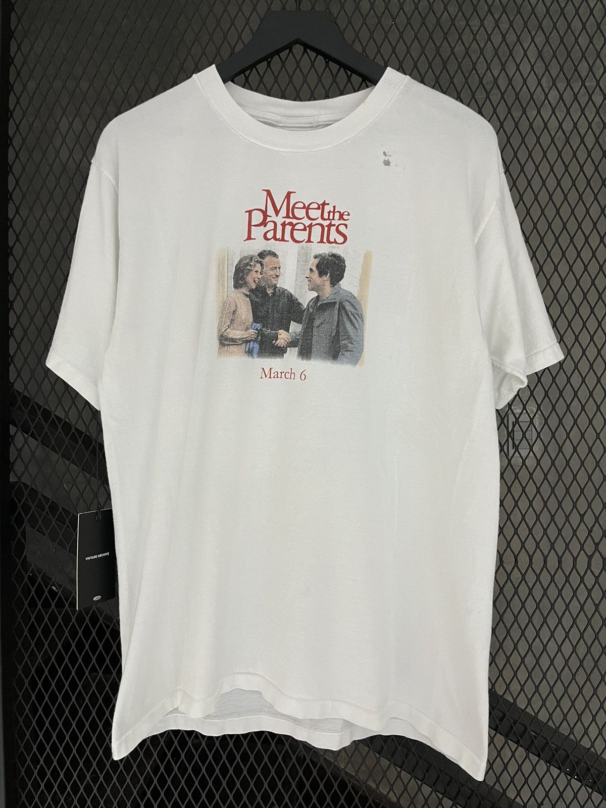 image of 2000 Meet The Parents Movie Promo in White, Men's (Size XL)