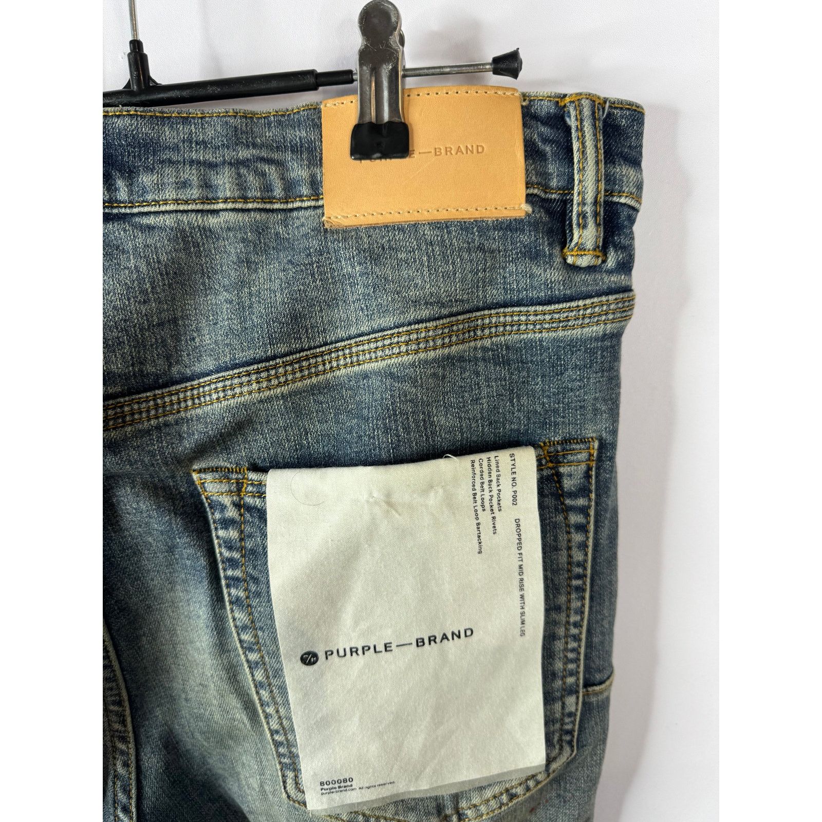 Purple Brand Purple Brand Jeans Paint Splatter Used 34 Size US 34 / EU 50 - 3 Thumbnail