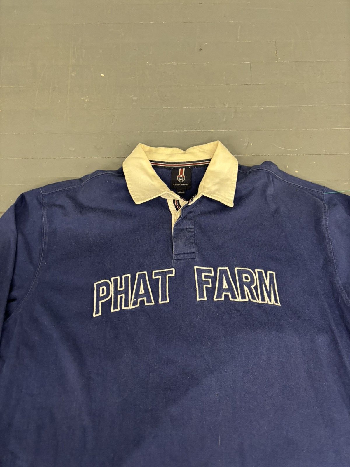 Phat Farm × Vintage Vintage Y2K phat farm polo Longsleeve shirt Size US XL / EU 56 / 4 - 4 Thumbnail