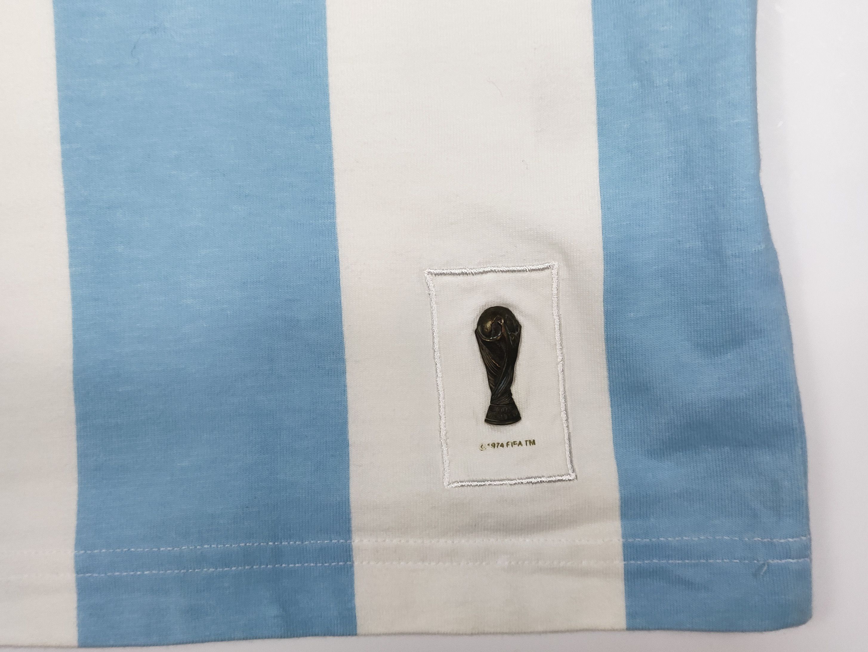 Adidas Argentina Adidas 1974 Home Reedition (Made in 2005) Shirt Size US L / EU 52-54 / 3 - 7 Thumbnail