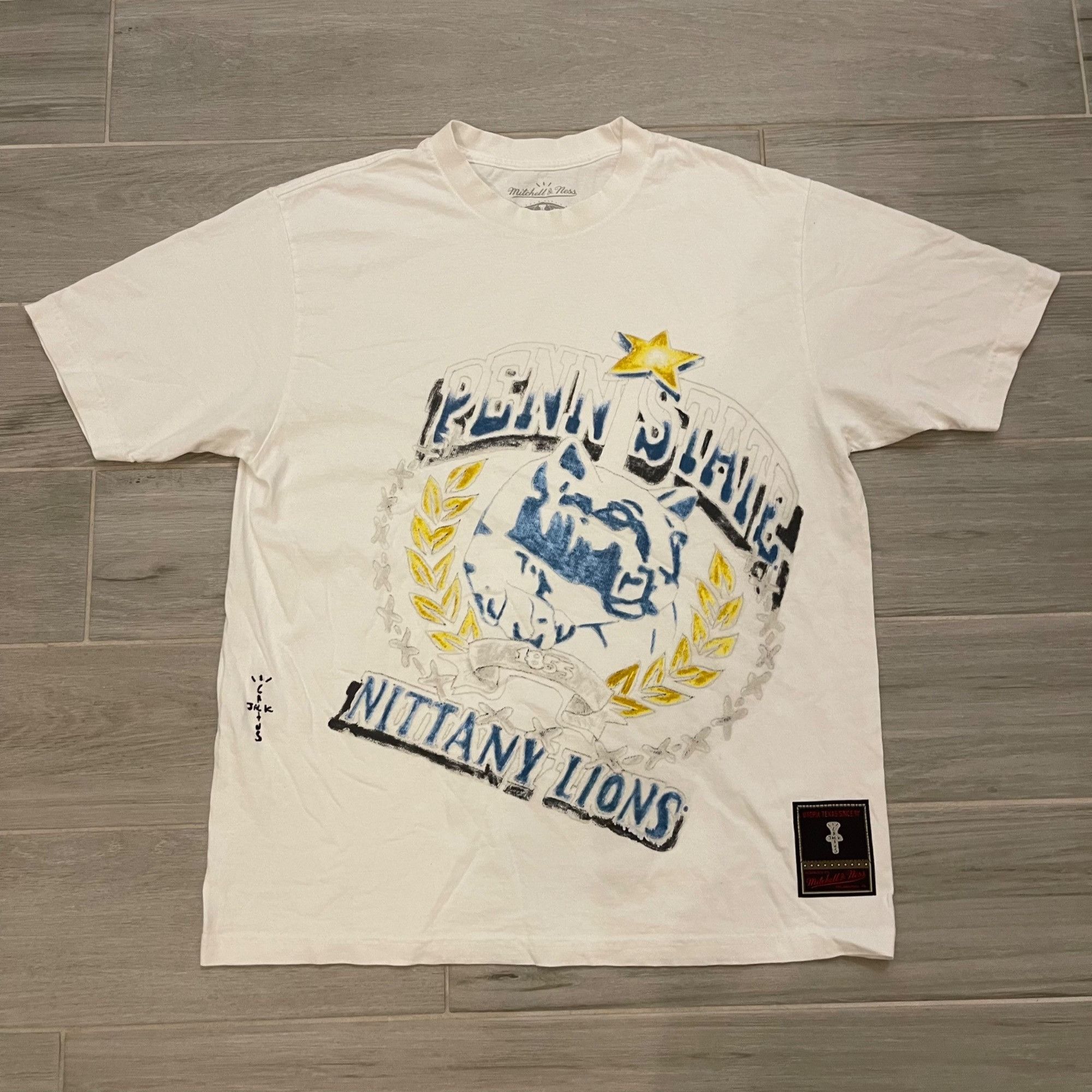 Mitchell & Ness × Travis Scott TRAVIS SCOTT CACTUS JACK MITCHELL & NESS x PENN STATE TEE L Size US L / EU 52-54 / 3 - 2 Thumbnail