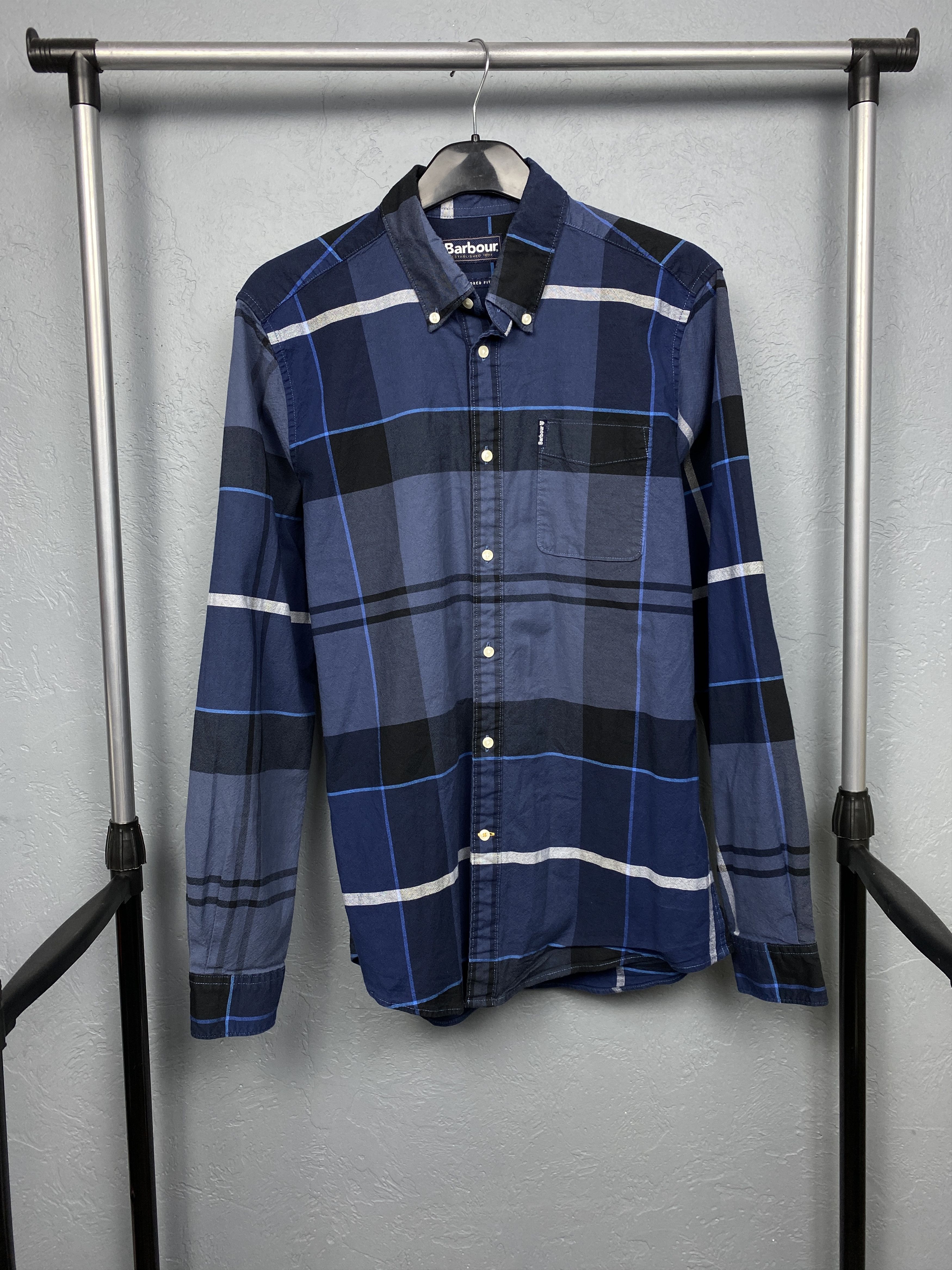 Barbour Barbour Southerland Tartan Plaid Mens Long Sleeve Shirt Size US M / EU 48-50 / 2 - 1 Thumbnail