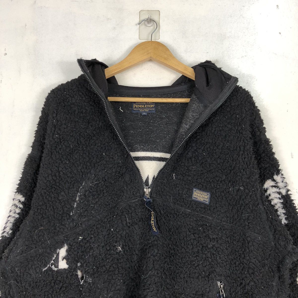 Native × Pendleton × Vintage Pendleton native chimayo navajo fleece distressed jackets Size US XL / EU 56 / 4 - 11 Thumbnail