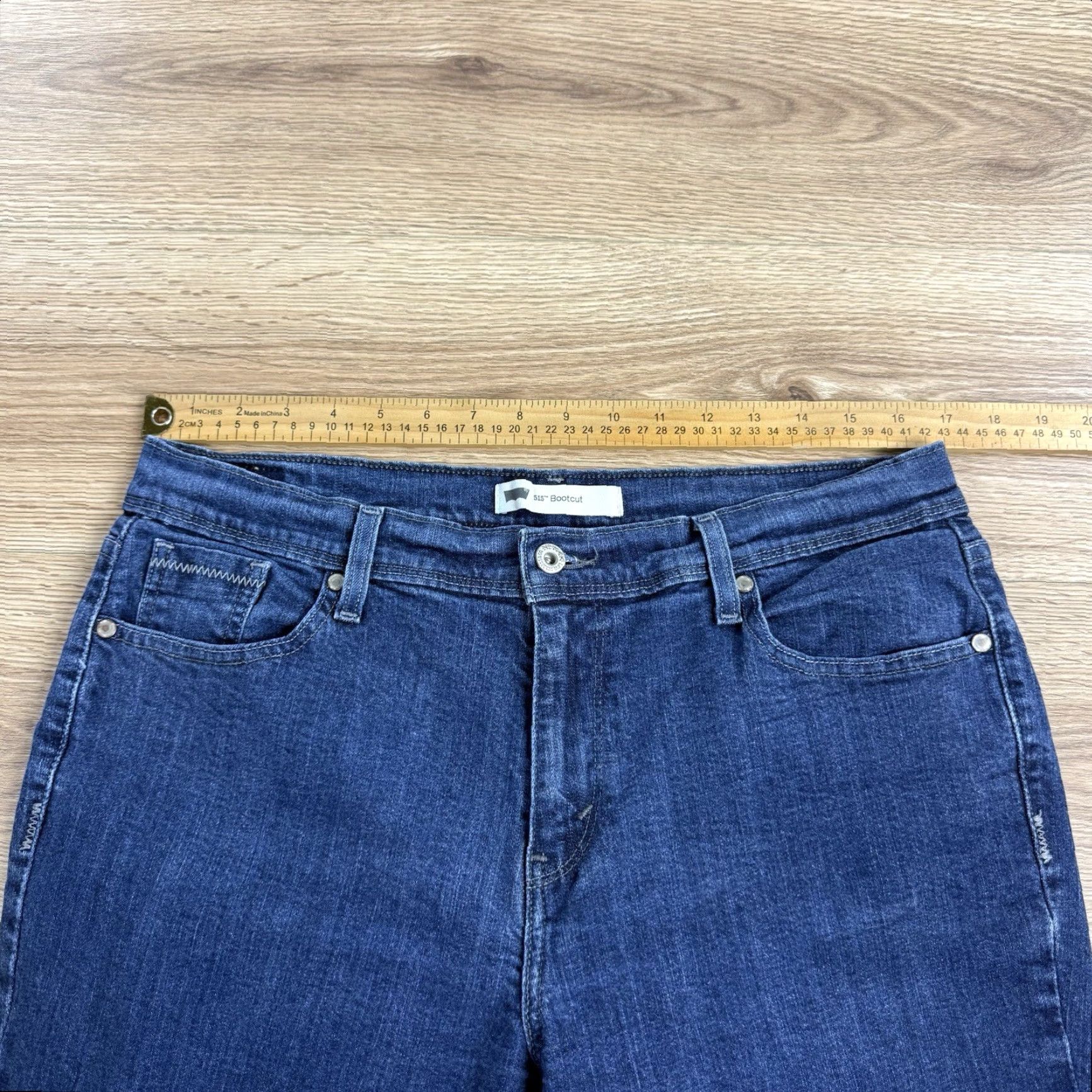 Levi's Levi's Jeans Bootcut Women 14S Regular 29in Blue Dark Stretch Denim Flap Pocket Size 36" / US 14 / IT 50 - 5 Thumbnail