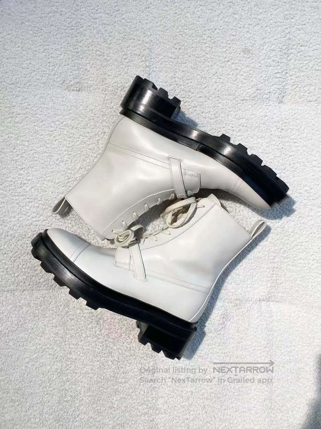 Hermes Hermes White Kelly button-down boots| Size US 6.5 / IT 36.5 - 4 Thumbnail