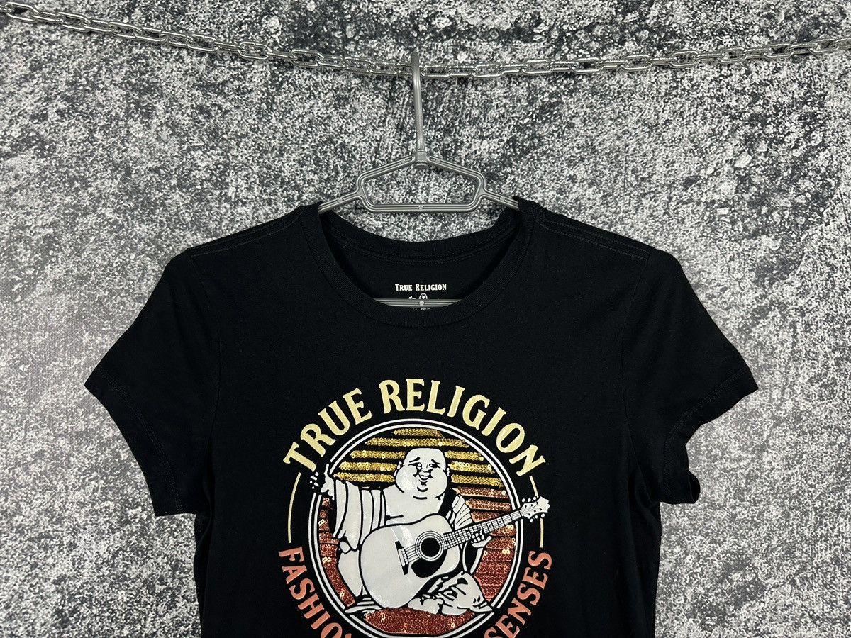 True Religion True Religion Ombre Buddha Logo T-Shirt Streetwear Size S Size S / US 4 / IT 40 - 2 Thumbnail