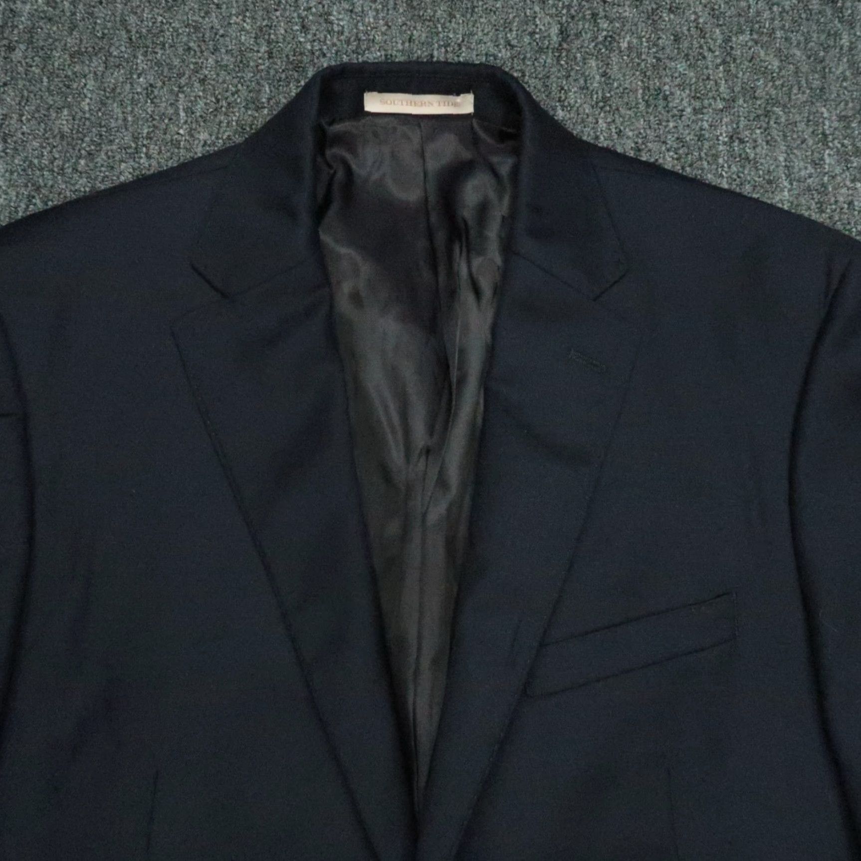 Southern Tide Southern Tide Blazer Mens 40R Blue Wool Sport Coat Jacket Size 40R - 2 Thumbnail
