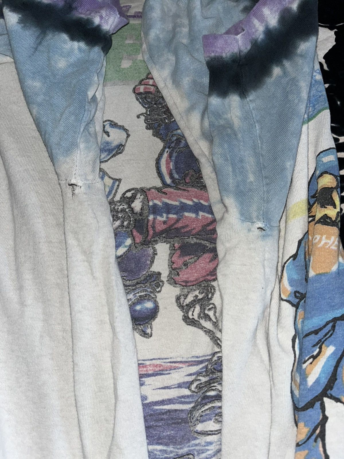Unsound Rags Crazy Y2K Faded Thrashed Distressed ERD Grunge Skater Tee Size US XXL / EU 58 / 5 - 7 Thumbnail