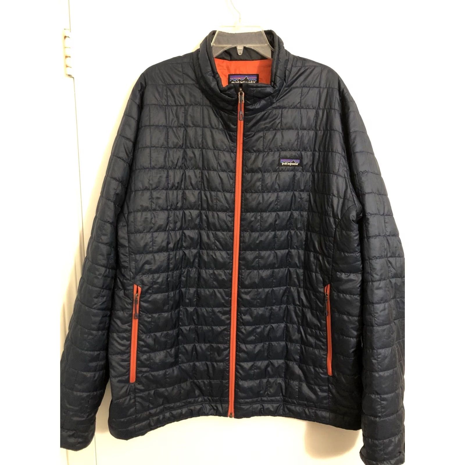 Patagonia Patagonia Nano Puff Jacket Mens 2XL Navy Blue Orange Puffer Coat 84212 Size US XXL / EU 58 / 5 - 2 Thumbnail