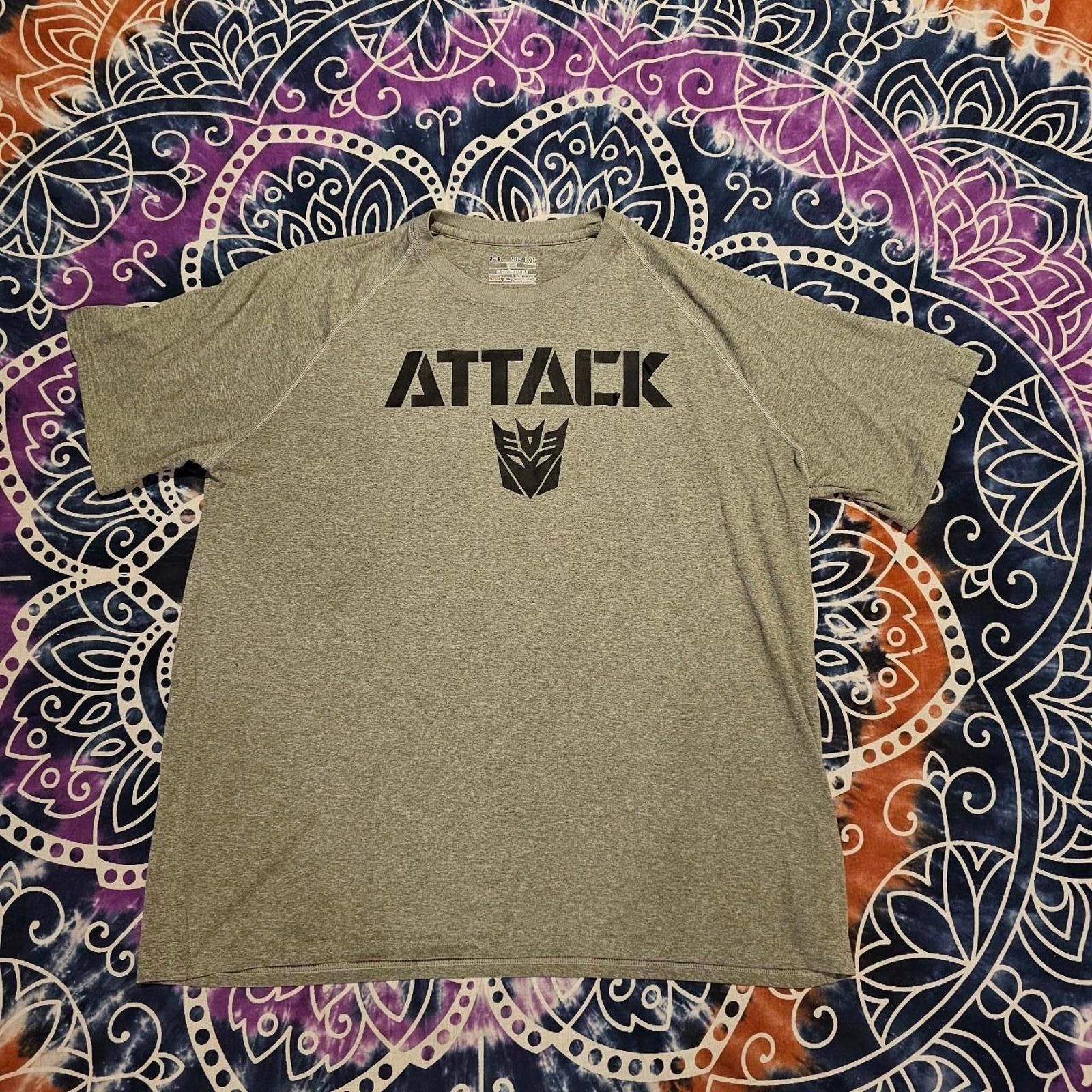 Under Armour Under Armour Men's Black and Grey Transformer T-shirt Size US L / EU 52-54 / 3 - 1 Thumbnail