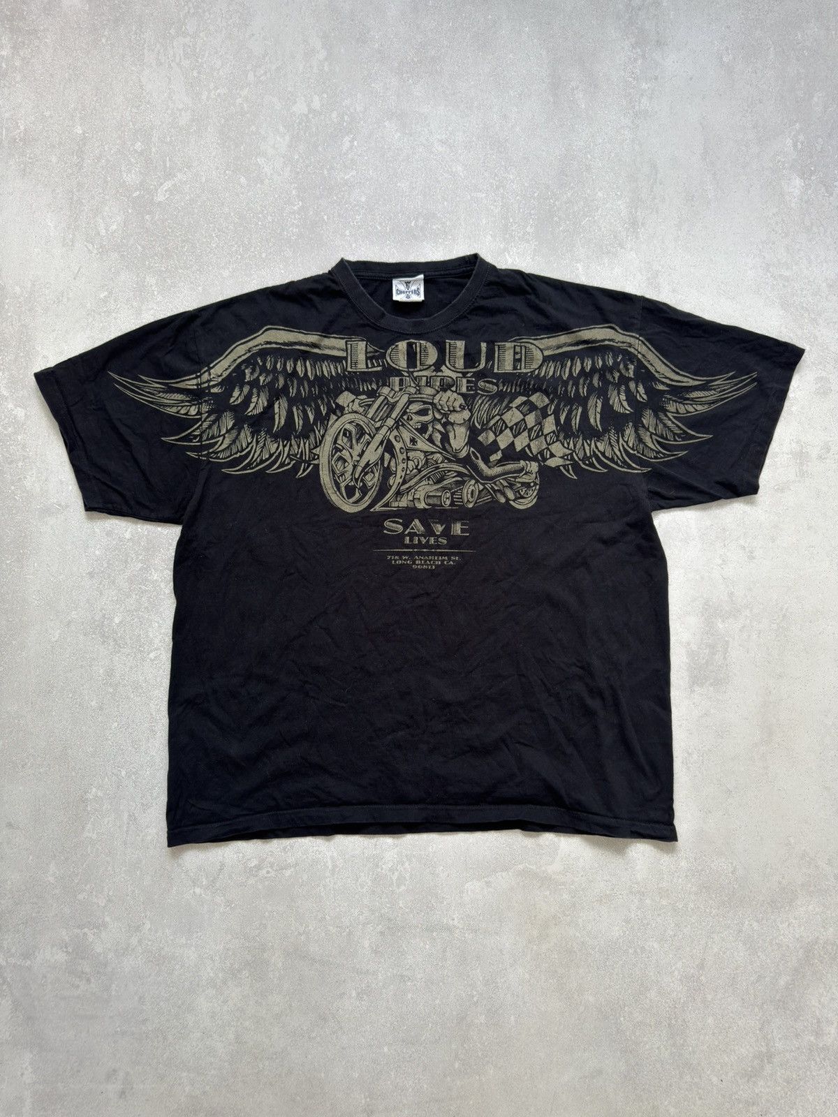 West Coast Choppers Vintage West Coast Choppers Save Lives Tee Shirt Y2K Size US XL / EU 56 / 4 - 1 Thumbnail