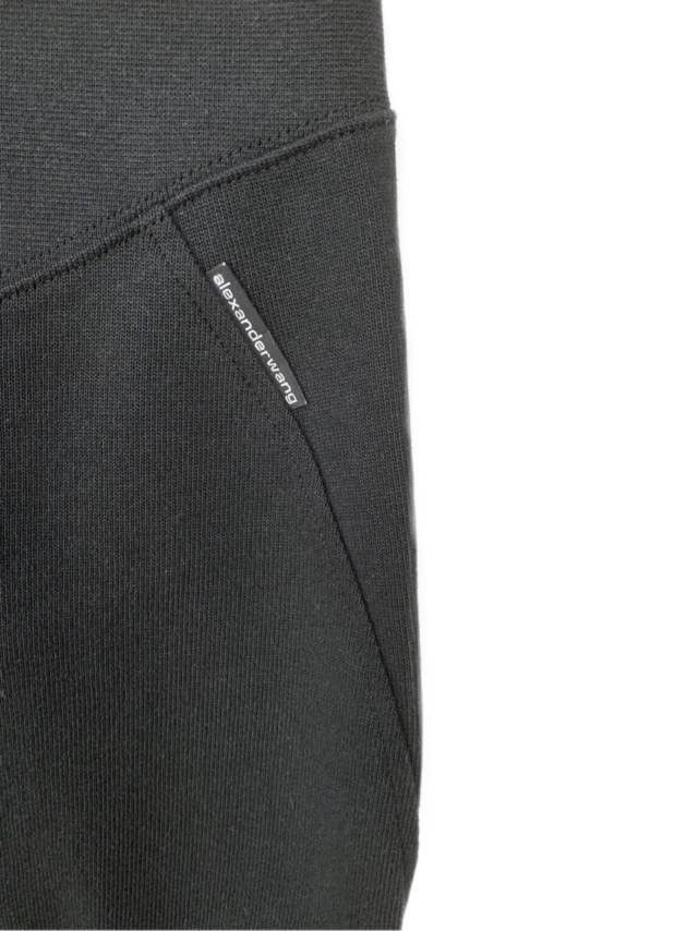Alexander Wang Alexander Wang Women's Black Woven Logo Hip Skirt K26WX Size 30" / US 8 / IT 44 - 4 Thumbnail