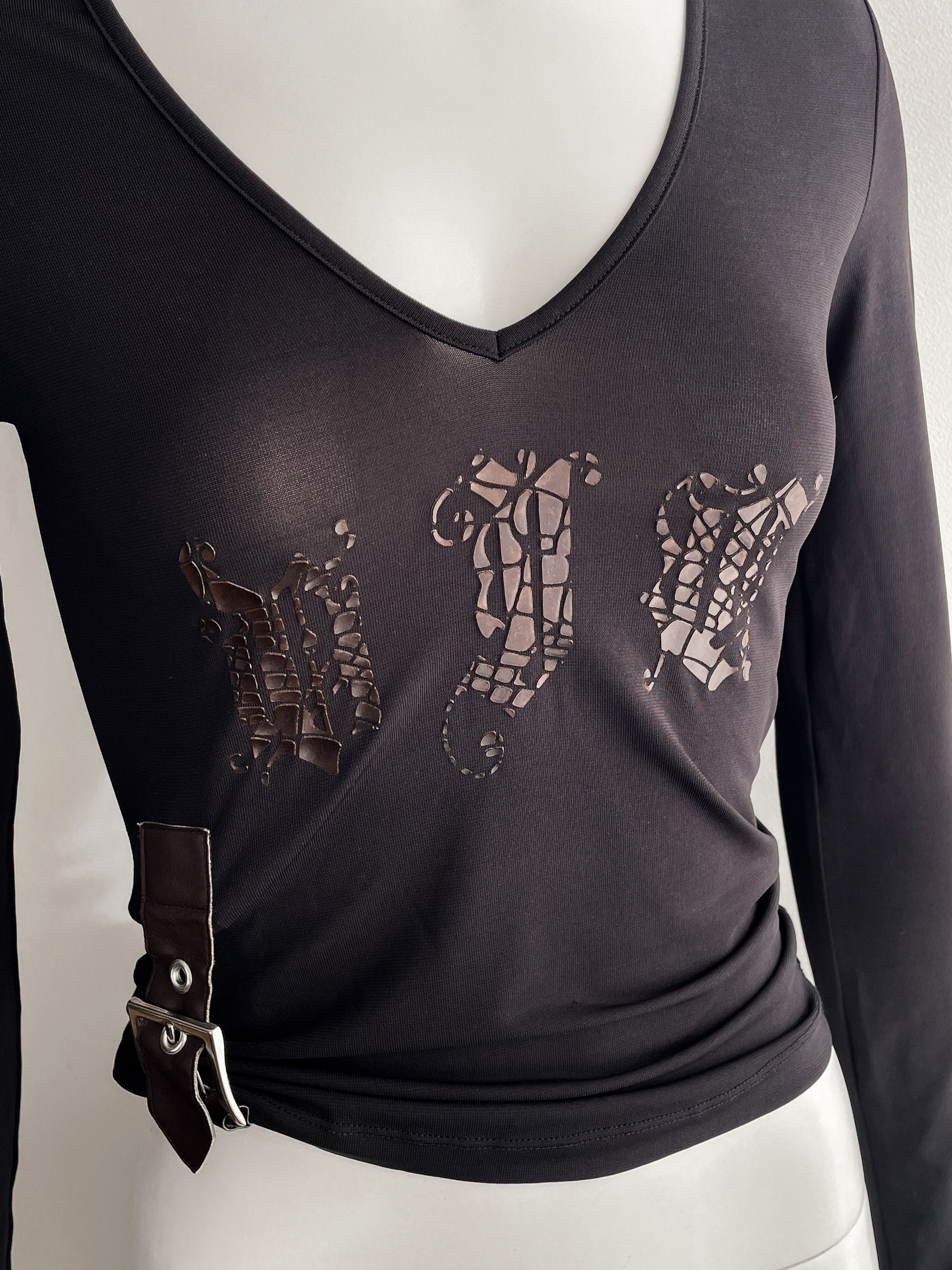 Versace Jeans Couture belted top Size XS / US 0-2 / IT 36-38 - 2 Thumbnail