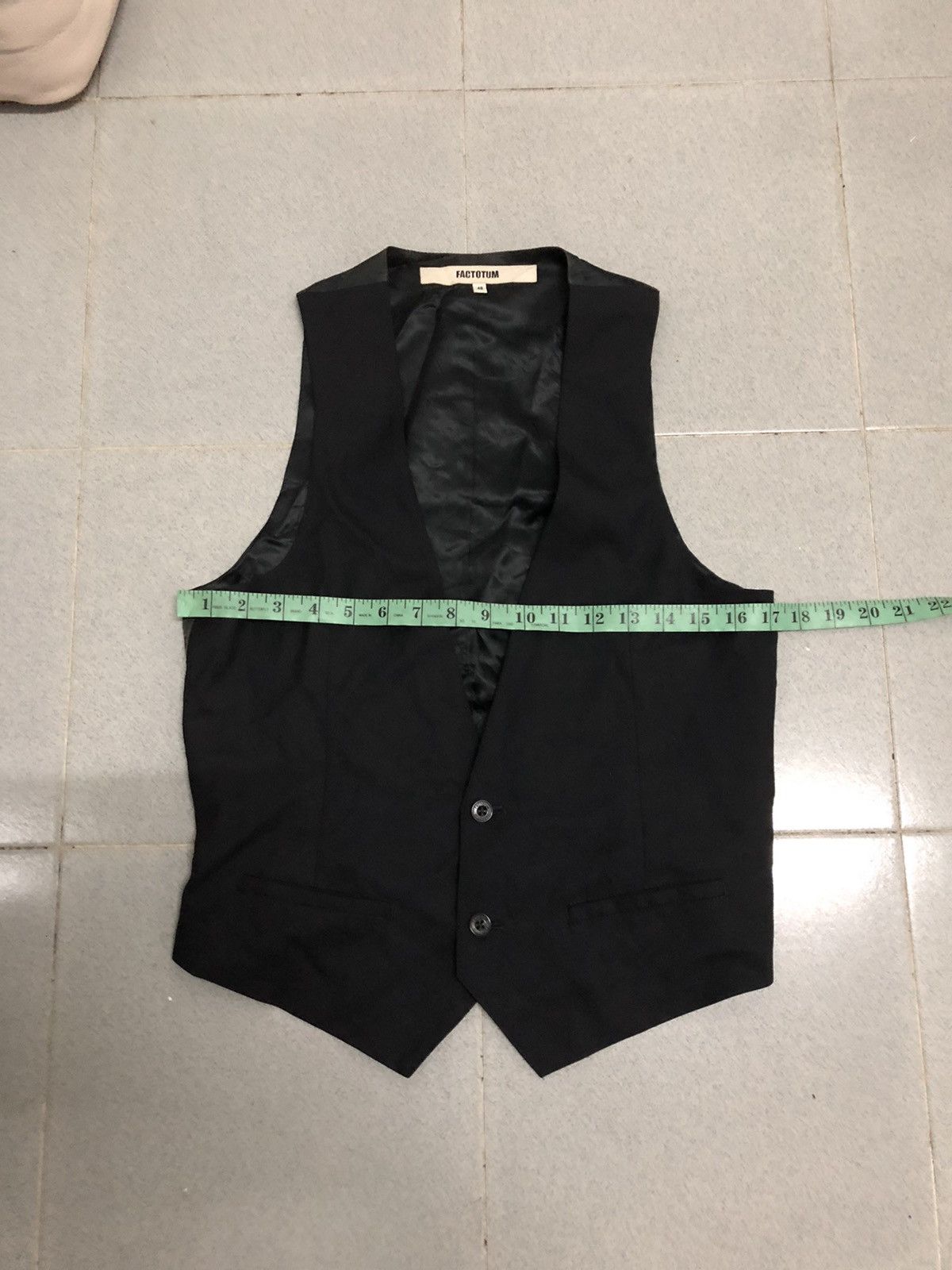 FACTOTUM × Japanese Brand × Vintage Vintage Factotum Japanese Vest Size US S / EU 44-46 / 1 - 7 Thumbnail