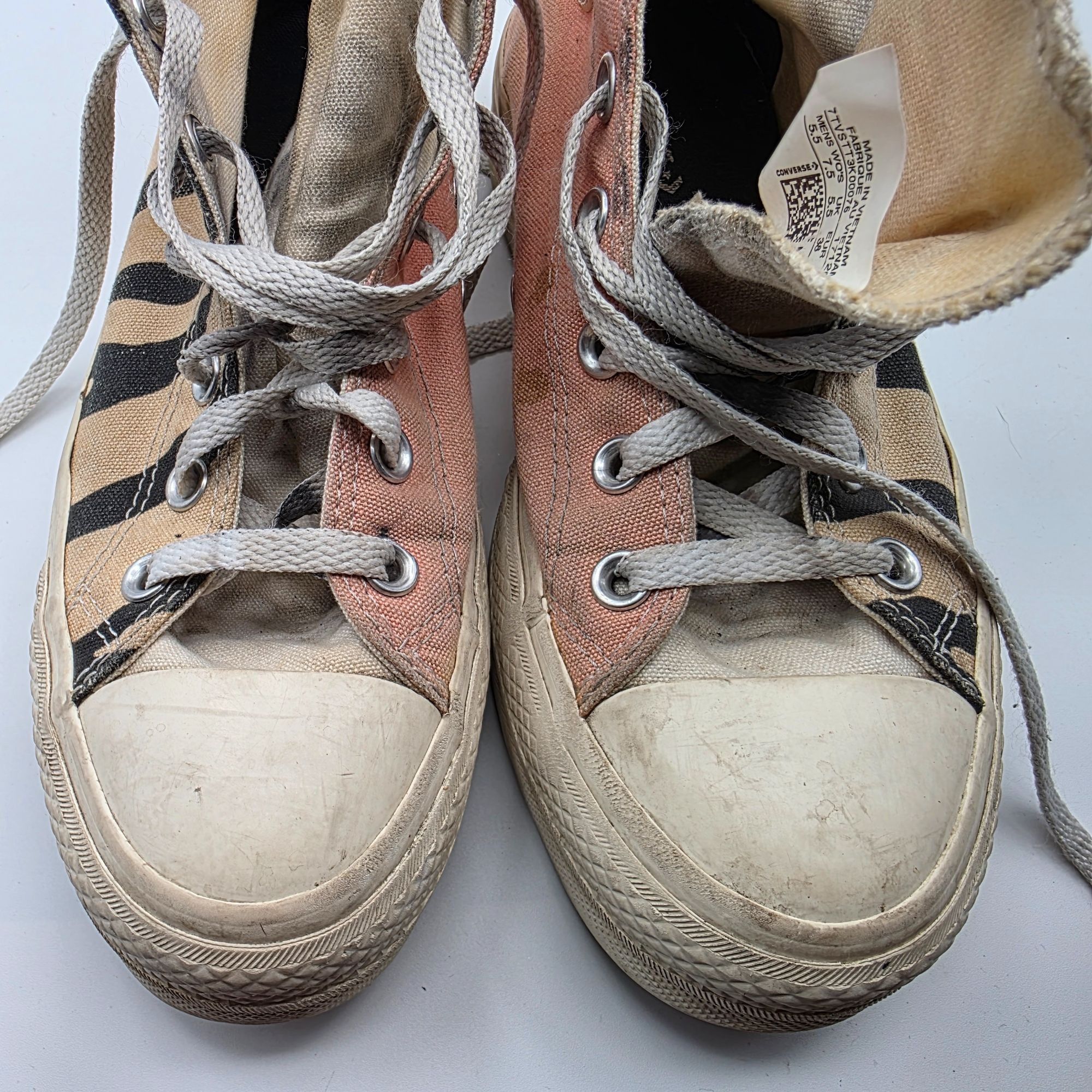 Converse Converse Womens Size 7.5 Brown Pink Sneaker Shoes Casual Wal Size US 7.5 / IT 37.5 - 10 Thumbnail