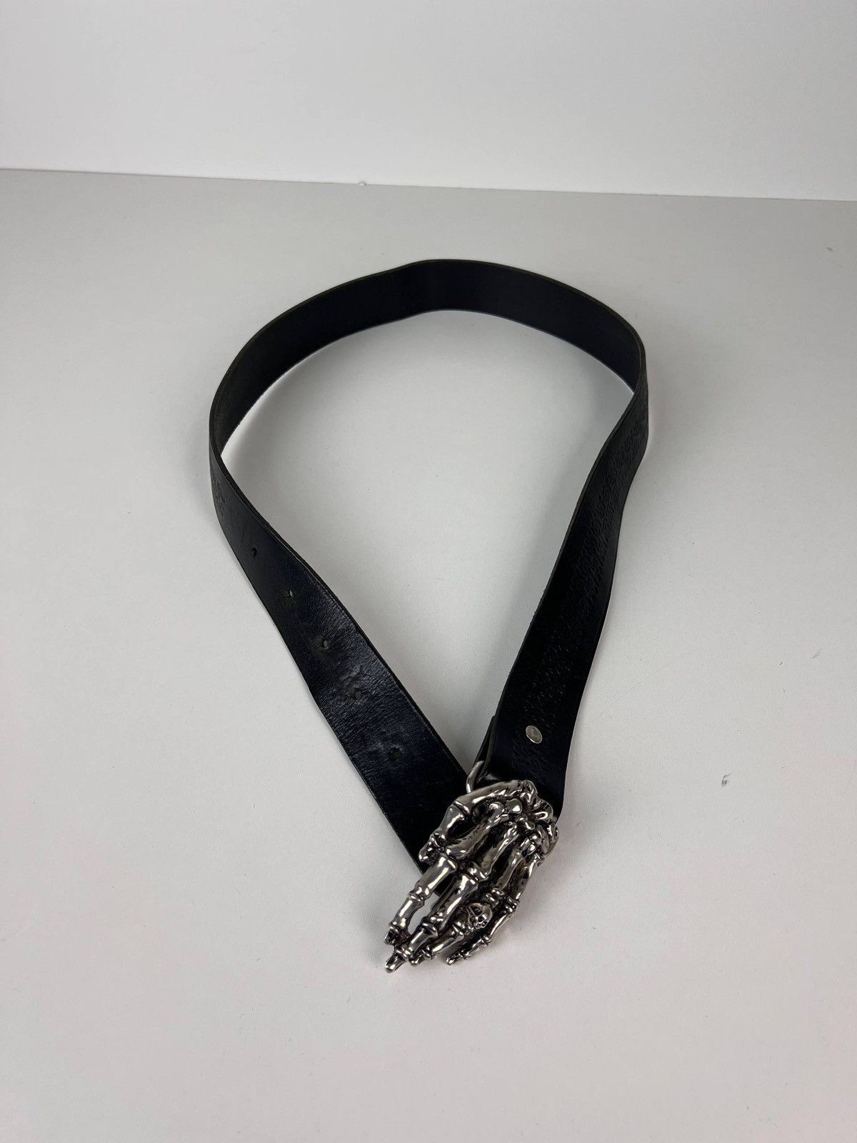 Other Style Skeleton vintage leather belt Size ONE SIZE - 2 Thumbnail
