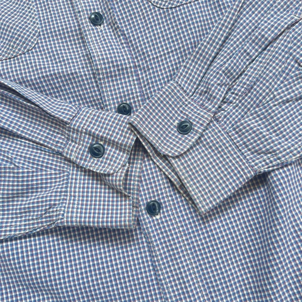 Sugar Cane 2000s Sugar Cane Work Wear Gingham Button Longsleeve Shirt Size US XL / EU 56 / 4 - 3 Thumbnail